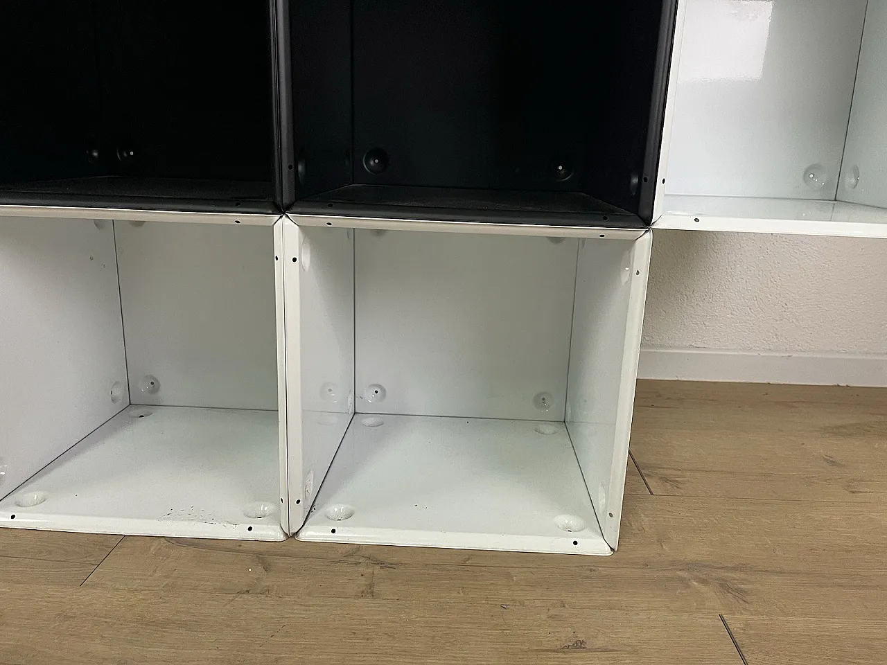 Box Martinelli Luce metal bookcase, 1960s 7