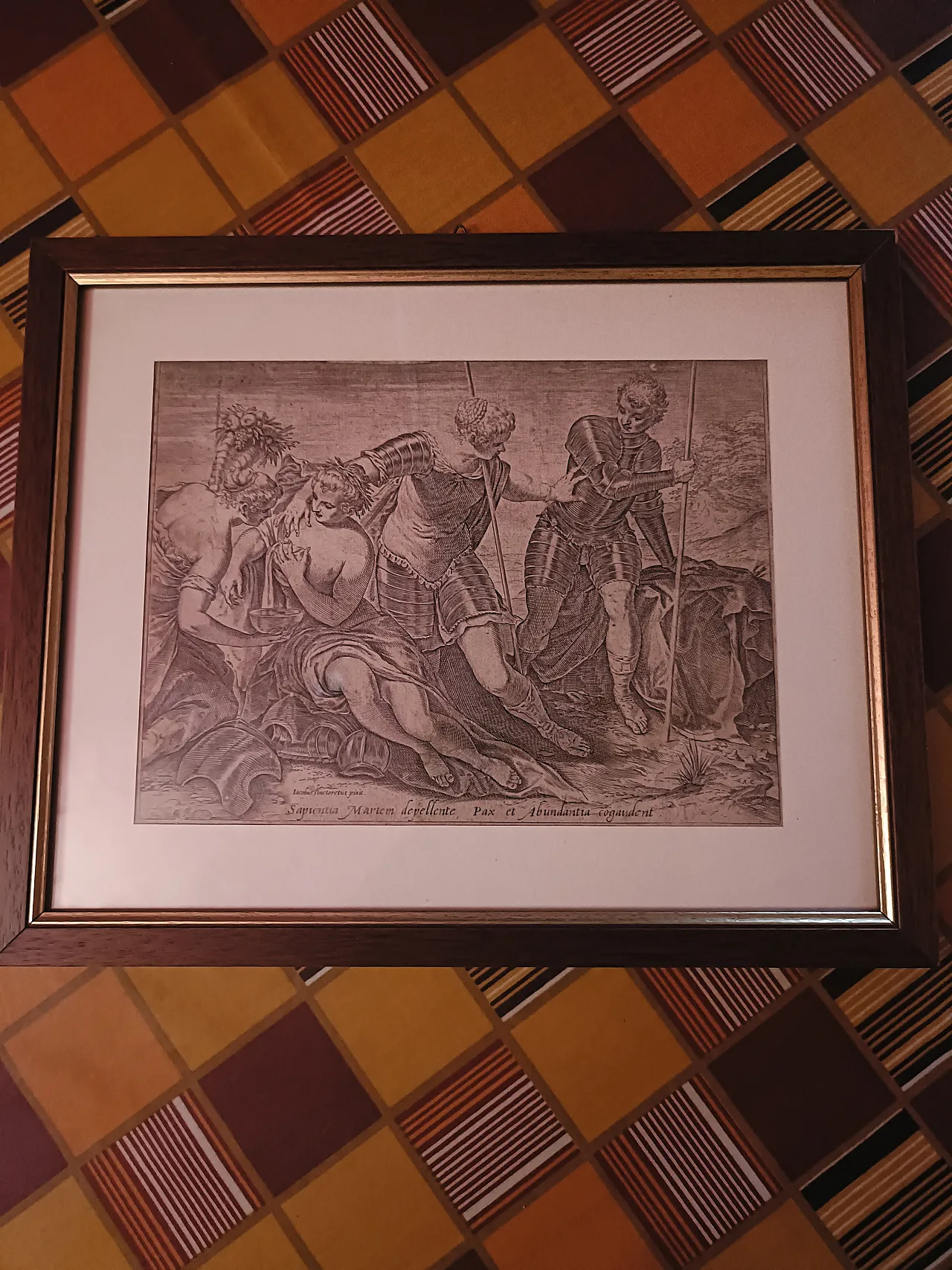 Stampa Bulino di Agostino Carracci da Tintoretto 1