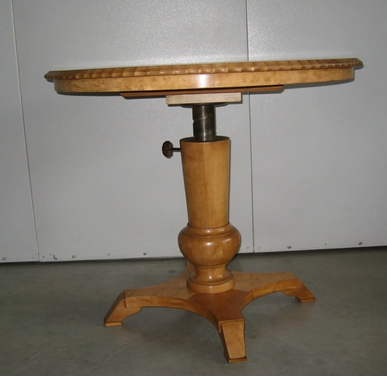 Tavolo tondo allungabile, primi '900 2