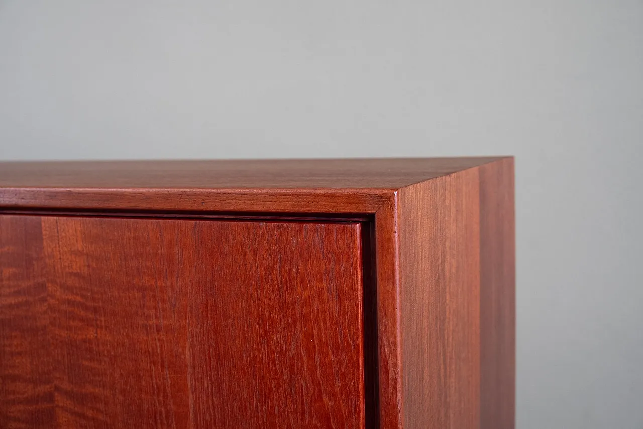 Credenza alta in teak, anni '60 5
