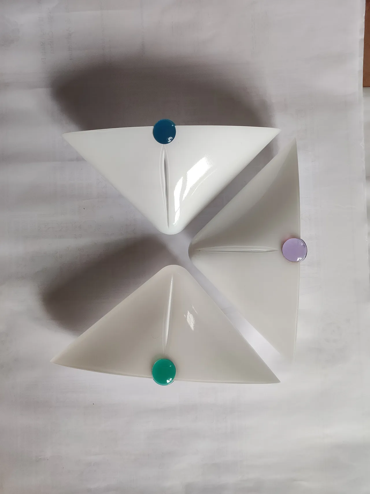 10 lampade da parete moderne in Vetro di Murano, De Majo anni '70 3