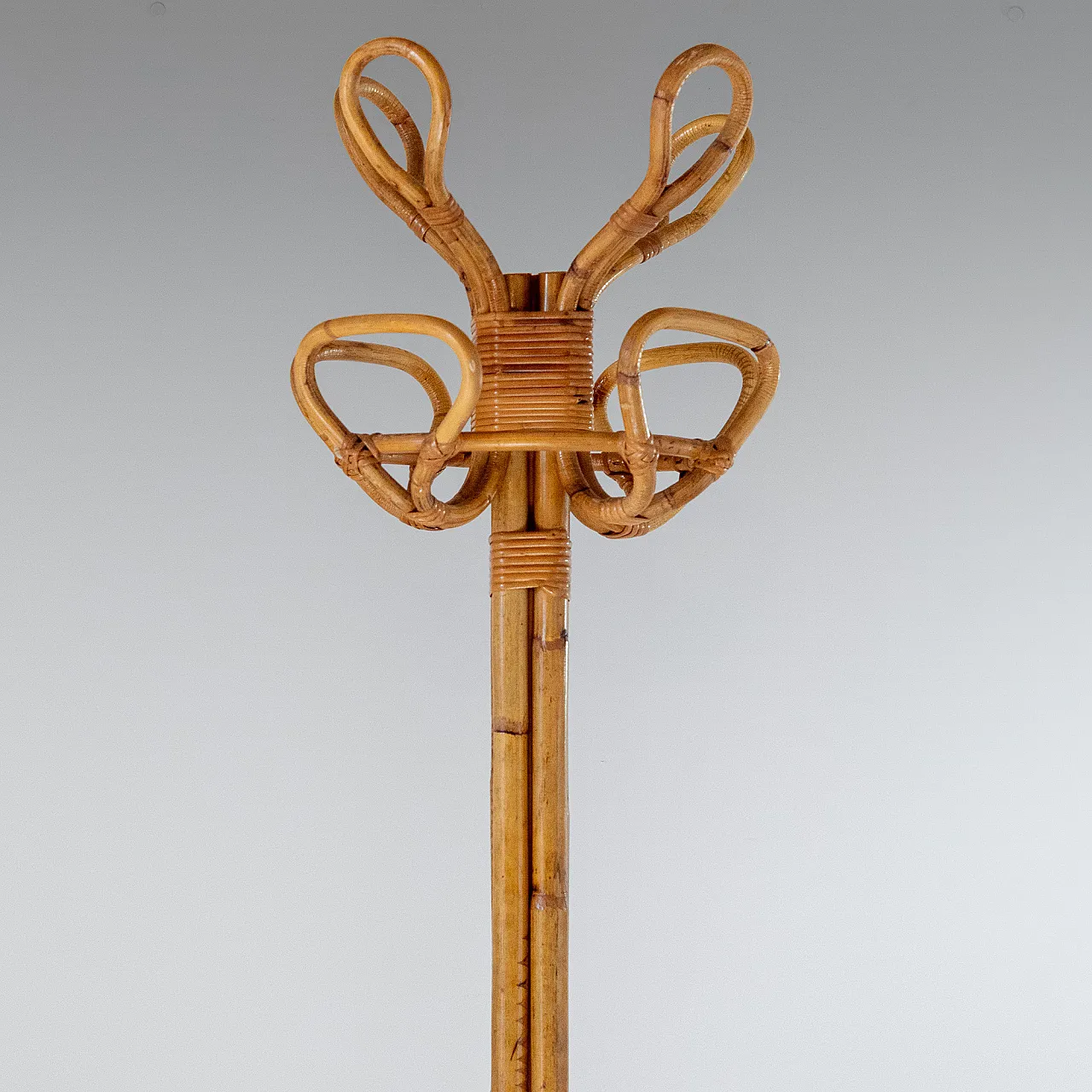 Sculptural bamboo coat hanger, Franco Albini, Italy, 1950s 4