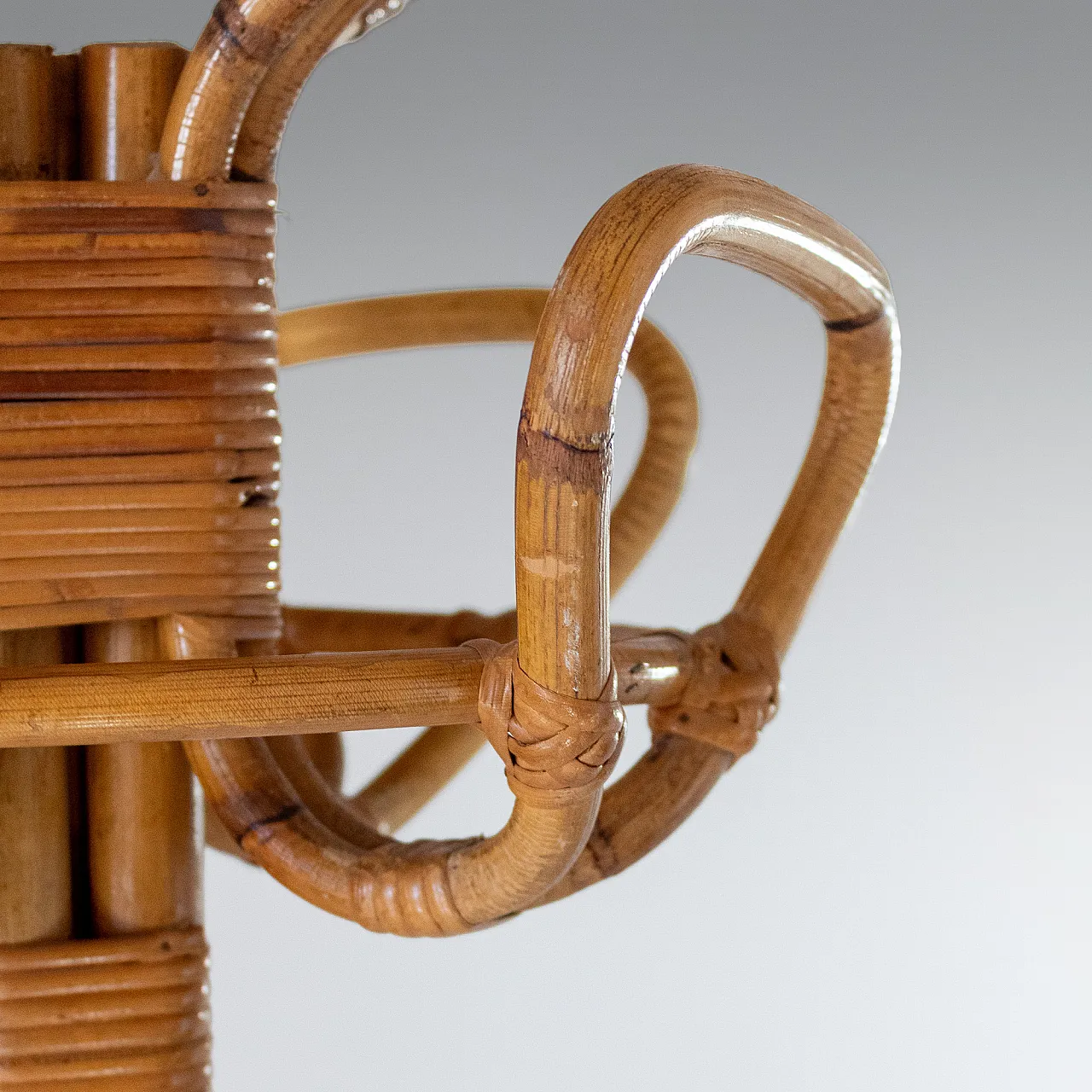 Sculptural bamboo coat hanger, Franco Albini, Italy, 1950s 7