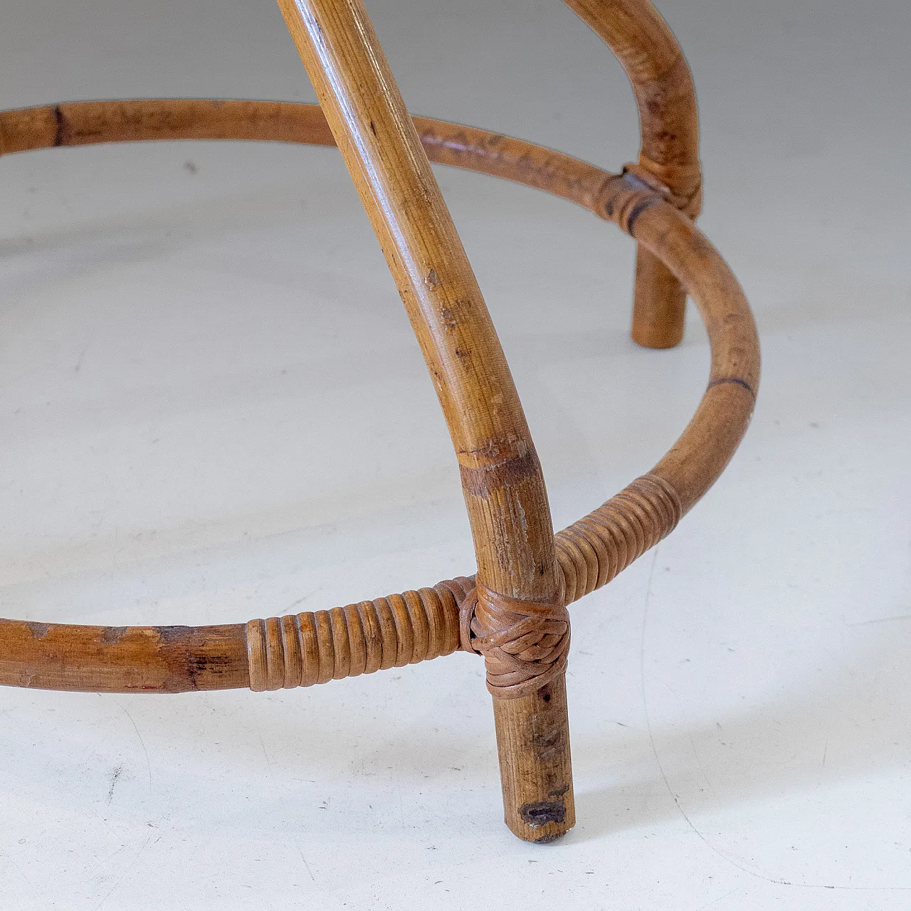 Sculptural bamboo coat hanger, Franco Albini, Italy, 1950s 9