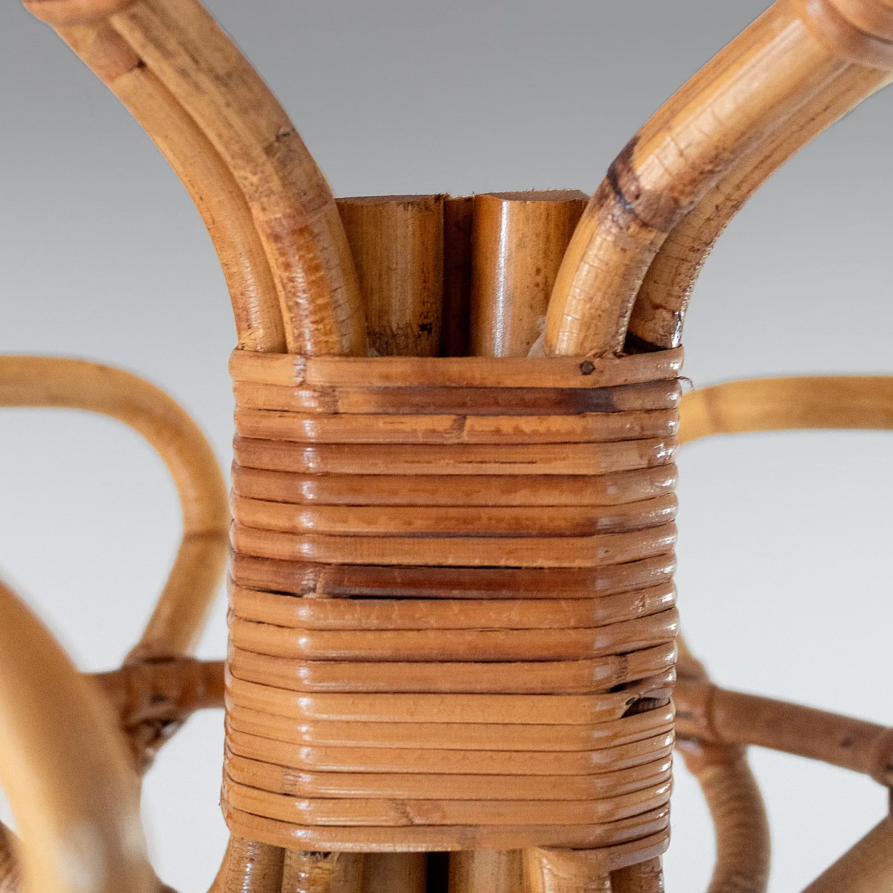 Sculptural bamboo coat hanger, Franco Albini, Italy, 1950s 10