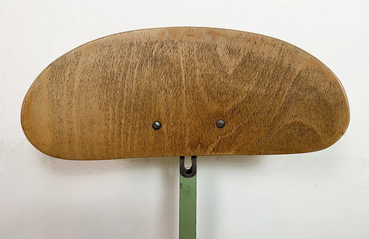 Green Industrial Workshop Chair, 1950s 24