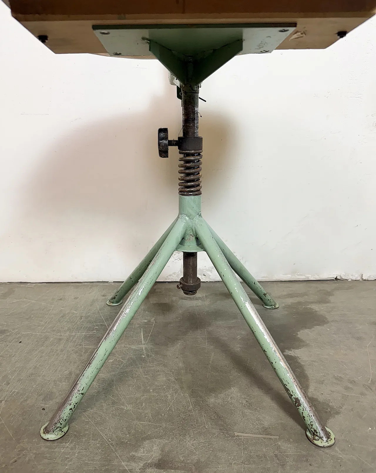 Green Industrial Workshop Chair, 1950s 27