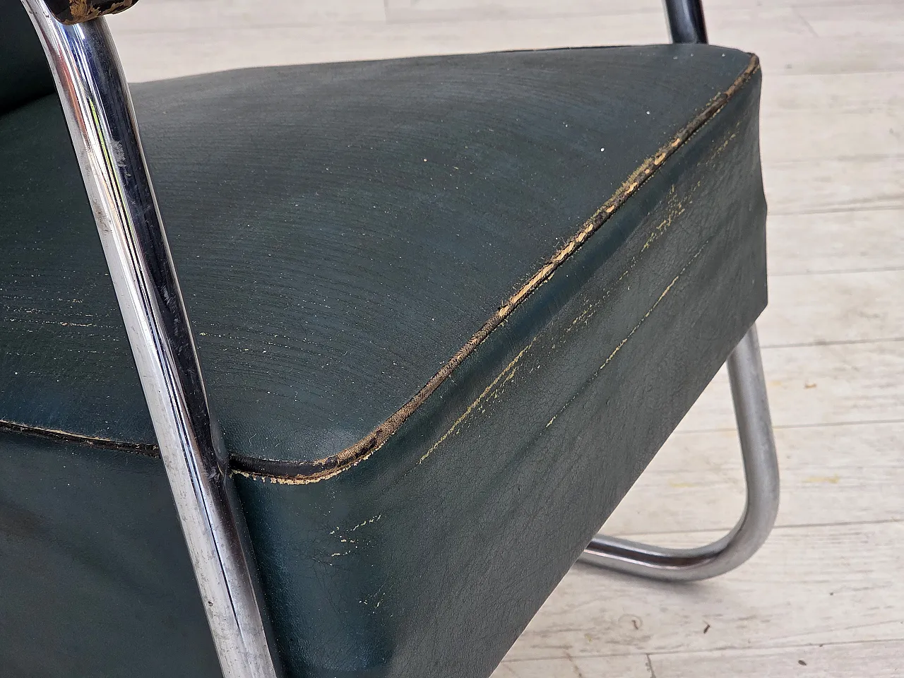 Poltrona scandinava in stile Bauhaus, anni '50 5