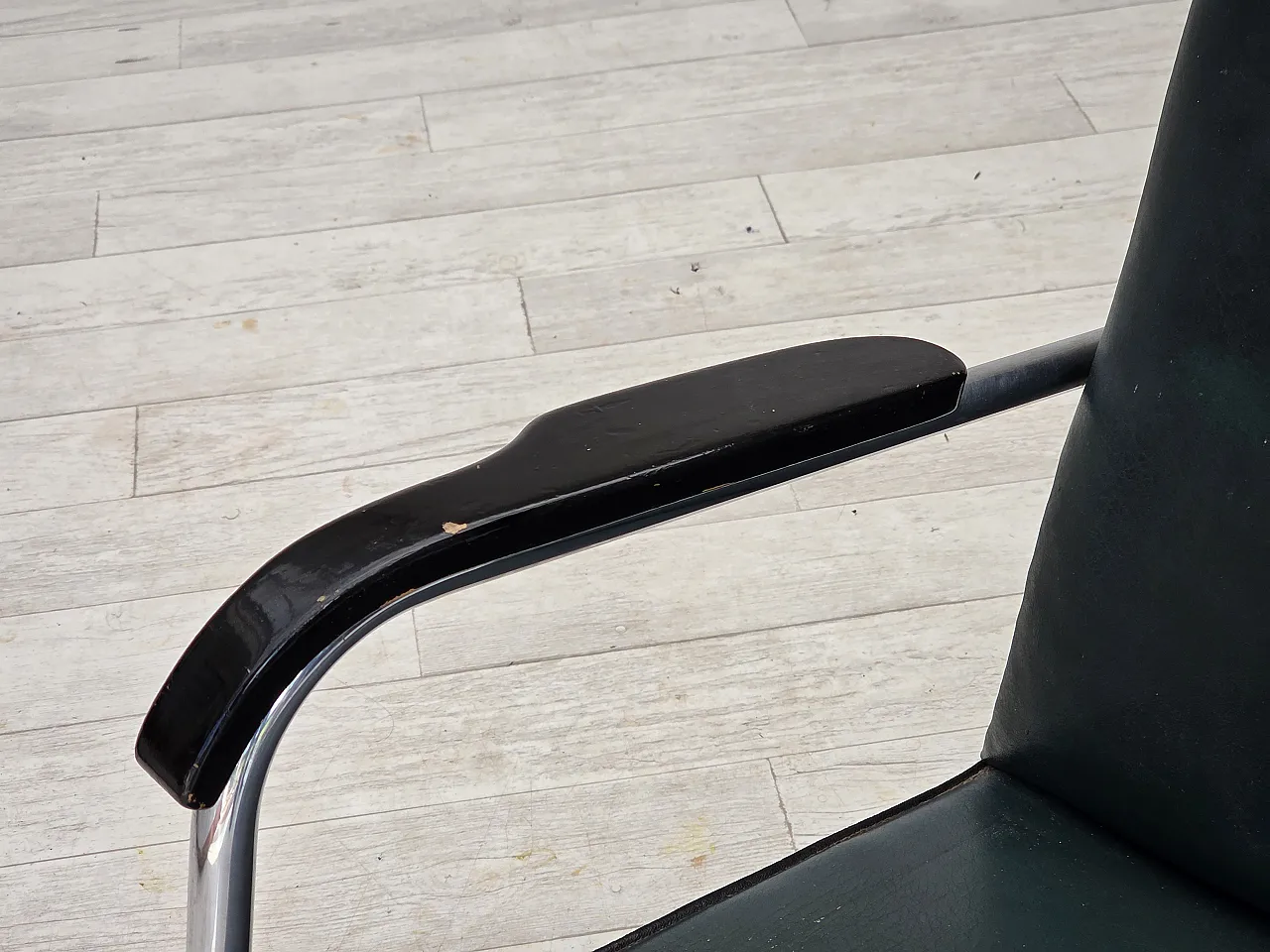 Poltrona scandinava in stile Bauhaus, anni '50 14