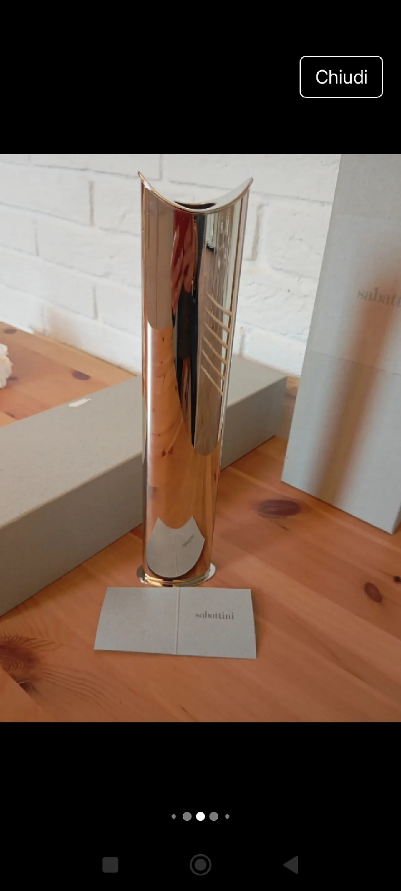 Giselle Lino Sabattini vase, 70s 10