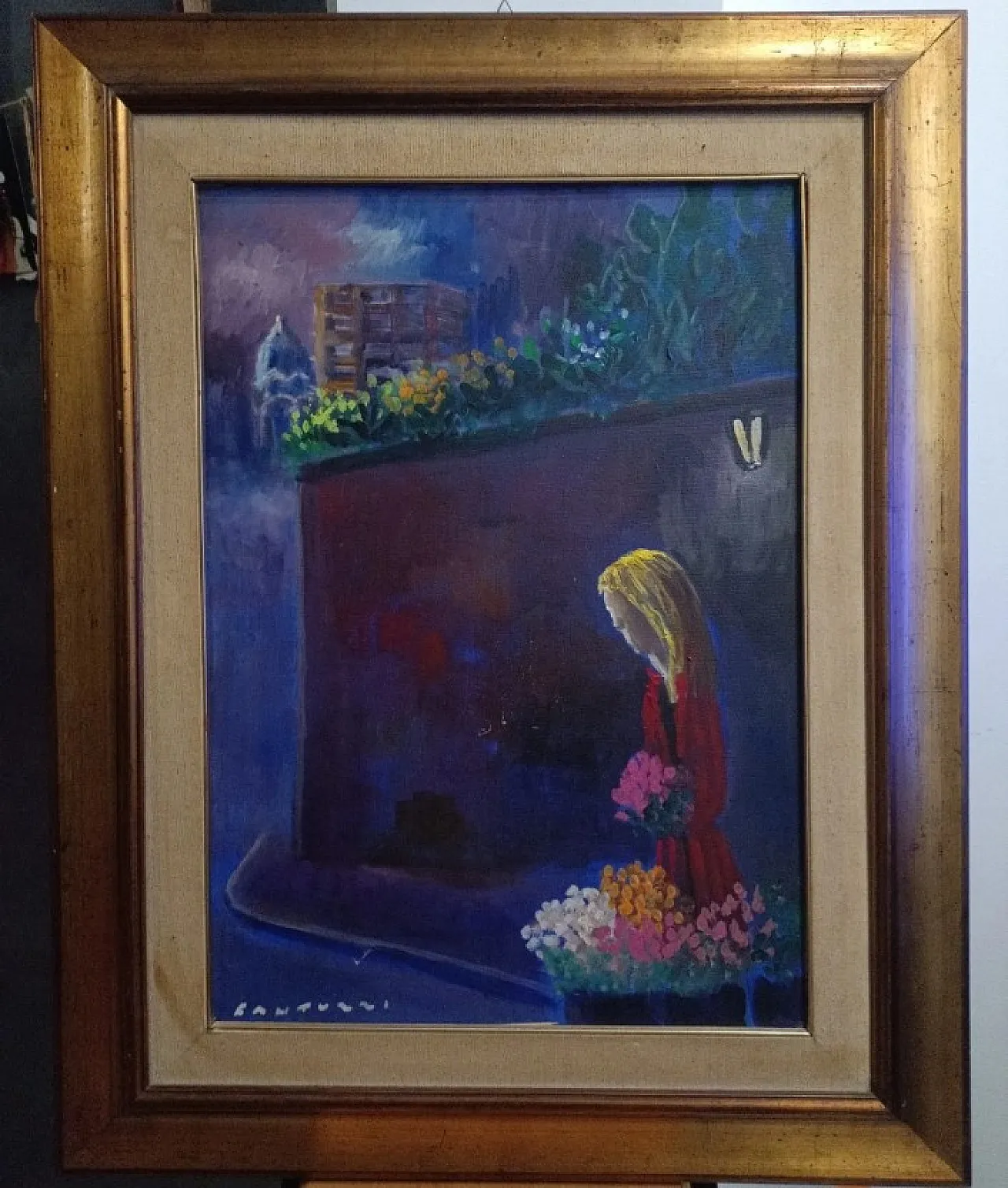 Eliano Fantuzzi, oil on canvas, 20th century 1