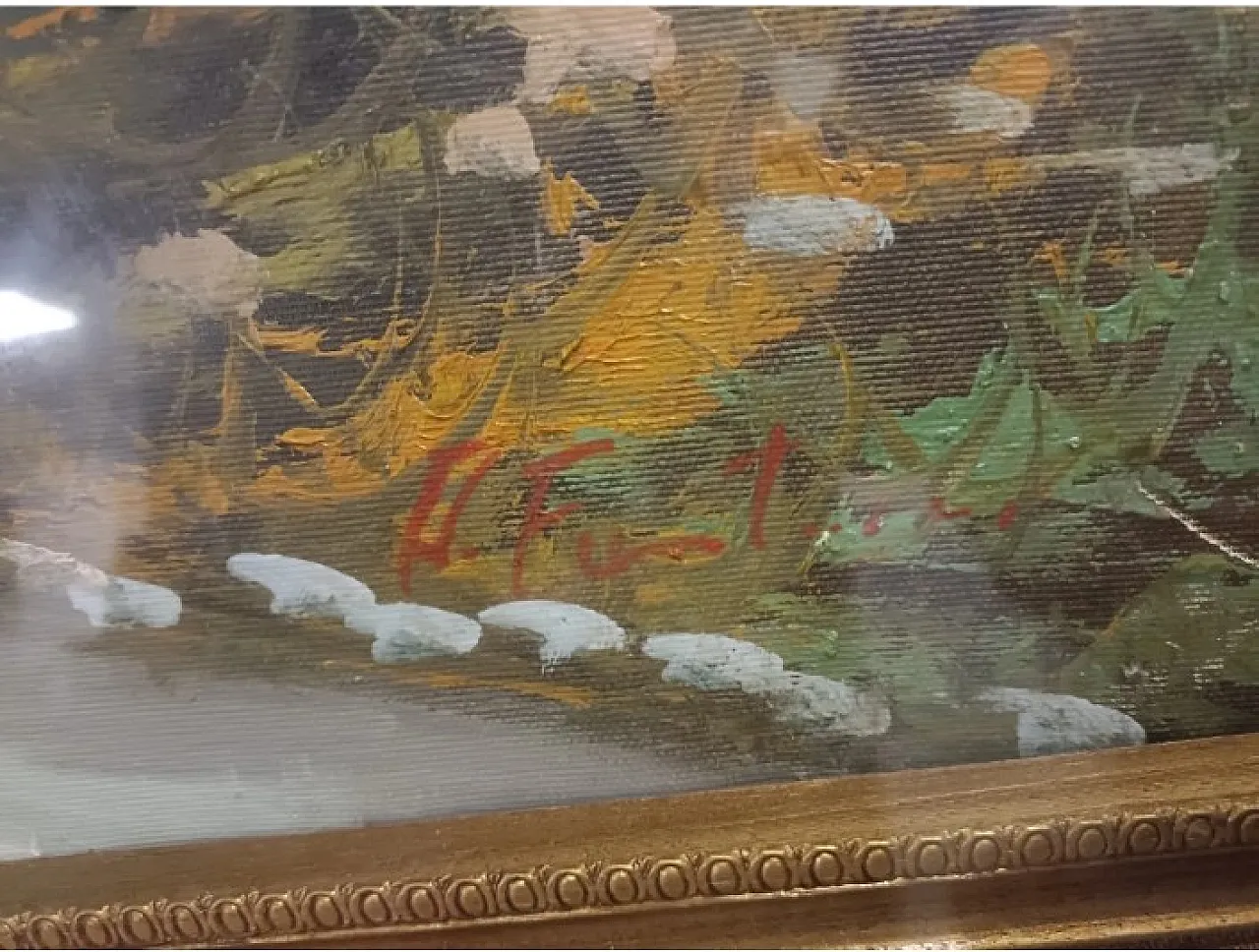 SpleOil painting on canvas signed by Dino Fantini 1913/1989 3