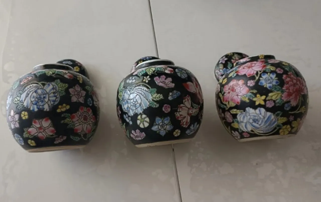 7 Ginger jar vases in Chinese porcelain, 20th century 8