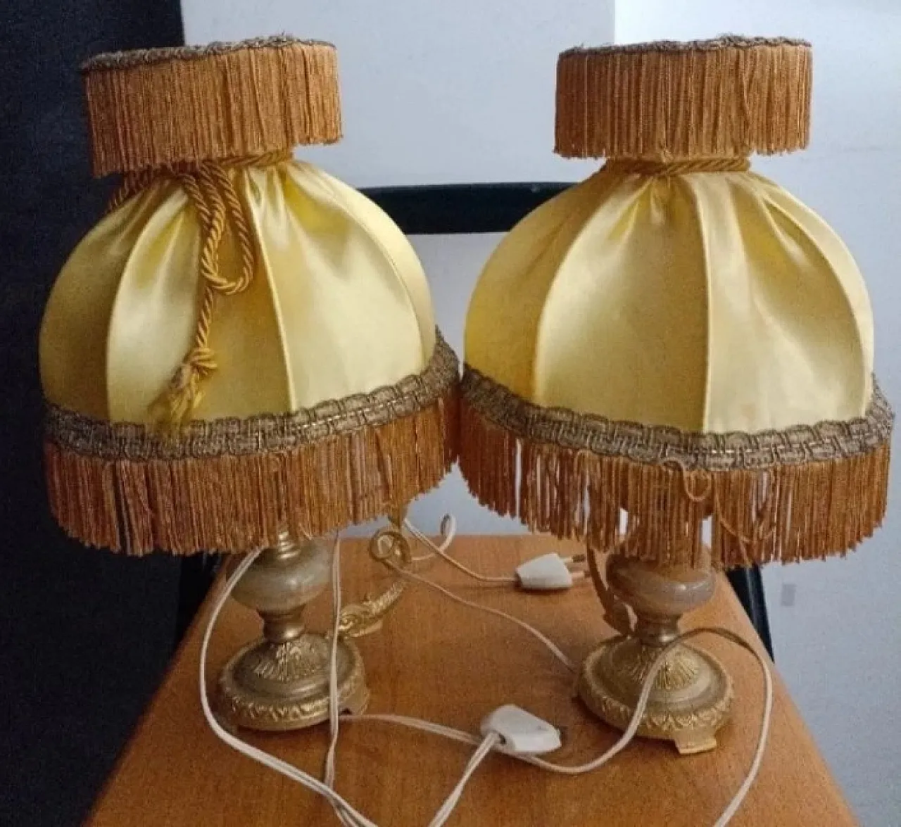 Pair of lamps Hollywood Regency, late 20th century 1