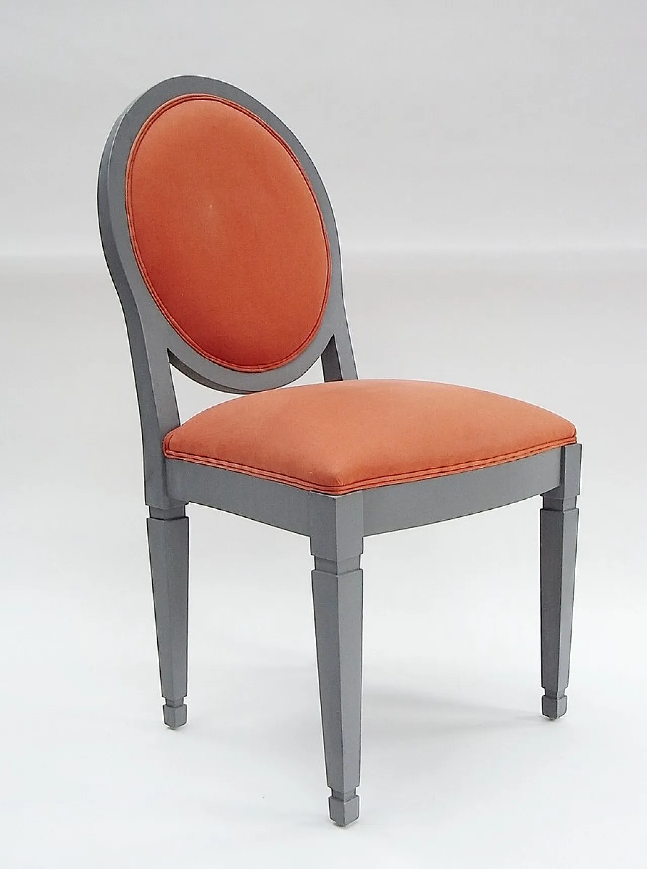 Sedia da scrivania Medaillon arancione di Gunter Lambert, anni '80 1