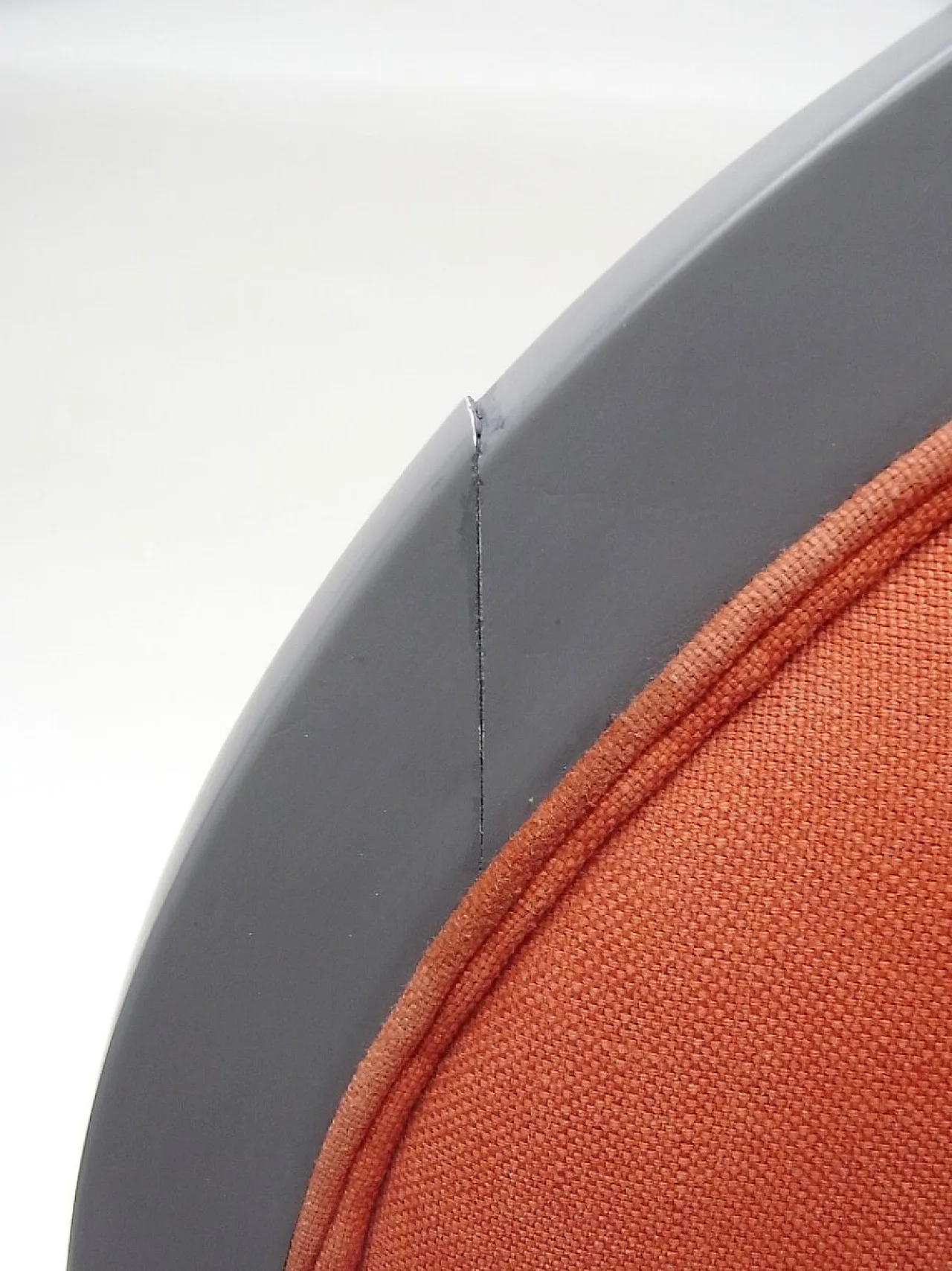 Sedia da scrivania Medaillon arancione di Gunter Lambert, anni '80 2