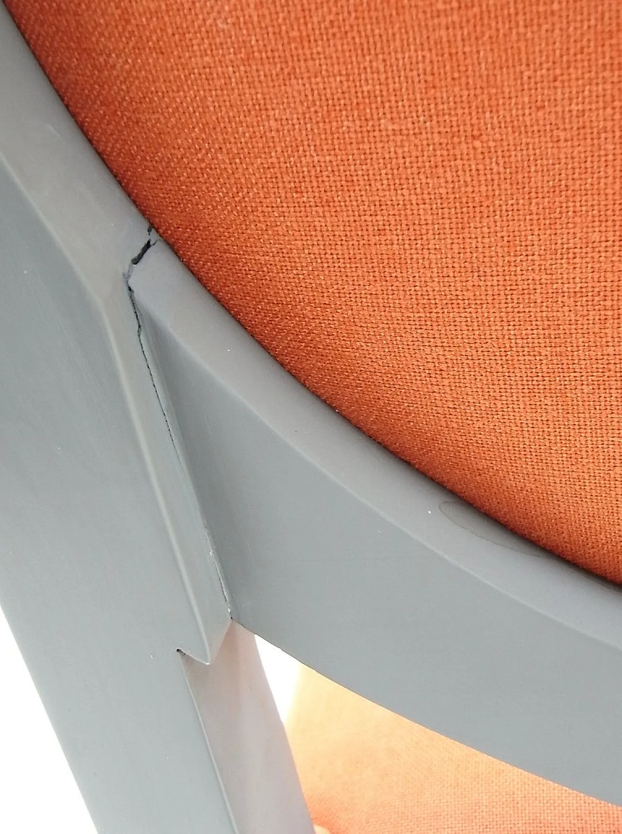 Sedia da scrivania Medaillon arancione di Gunter Lambert, anni '80 6