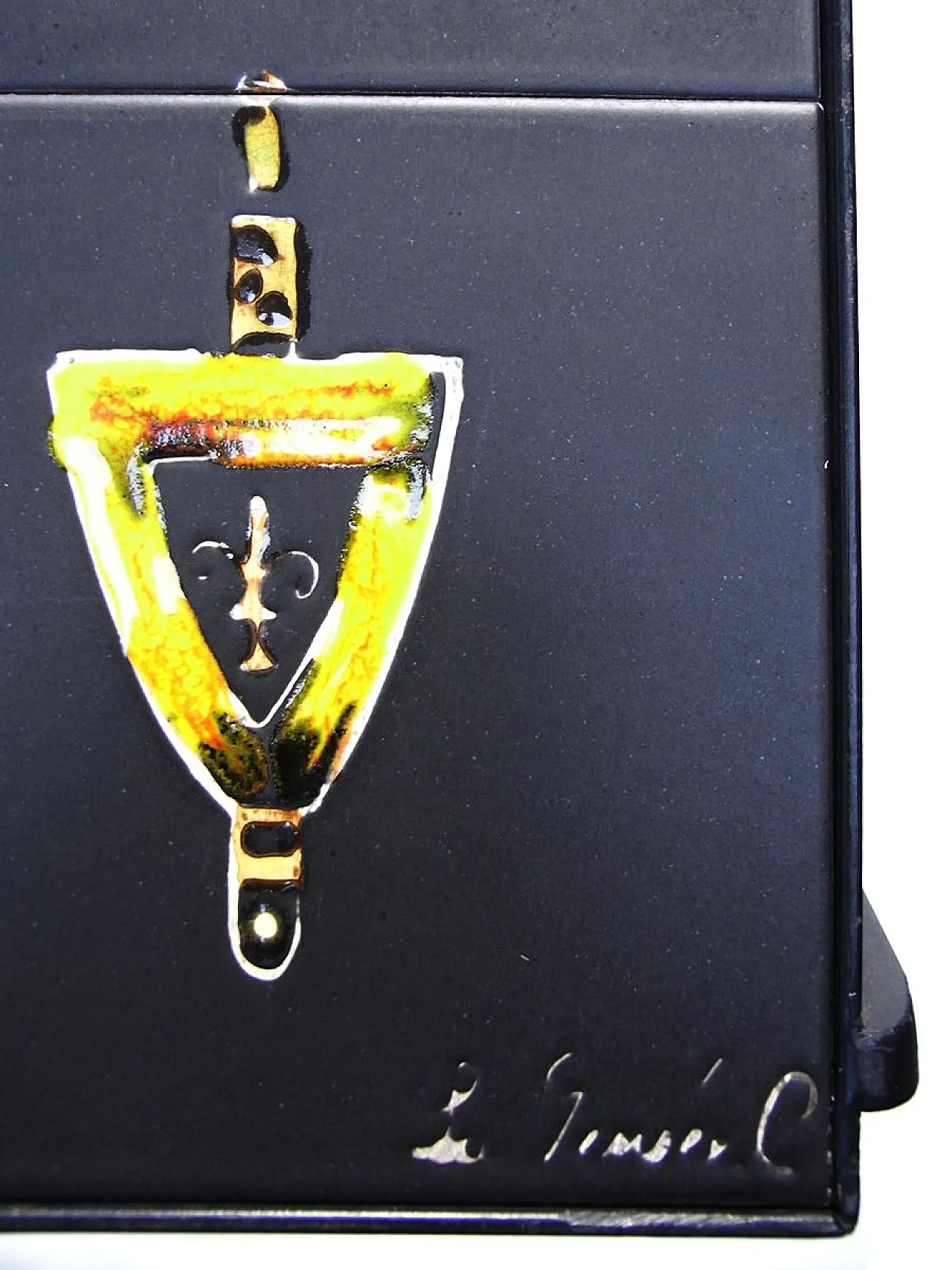 Tavolino Mid-Century in ceramica, anni '50 7