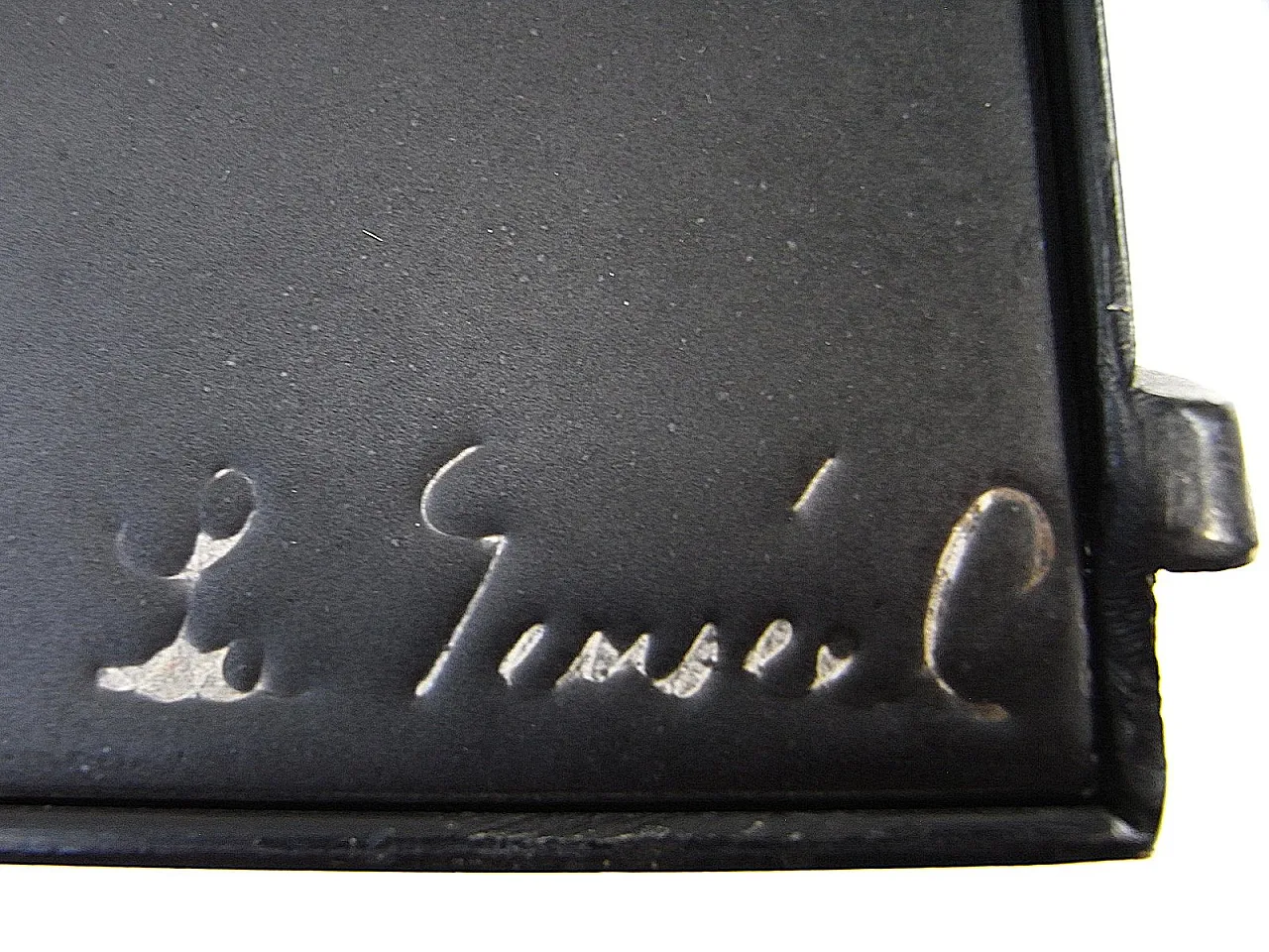 Tavolino Mid-Century in ceramica, anni '50 8