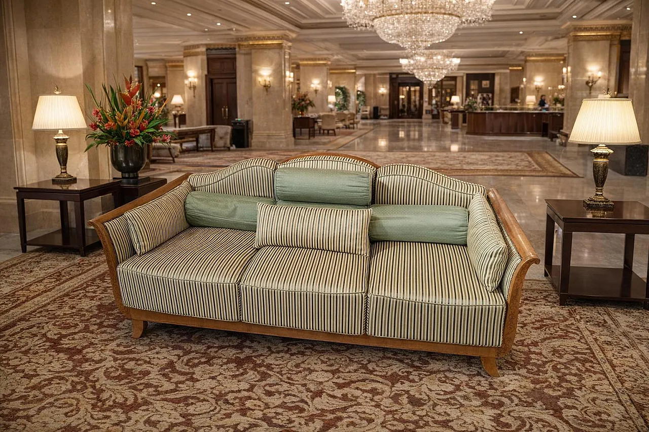 3 Seats sofa, 1940s 2