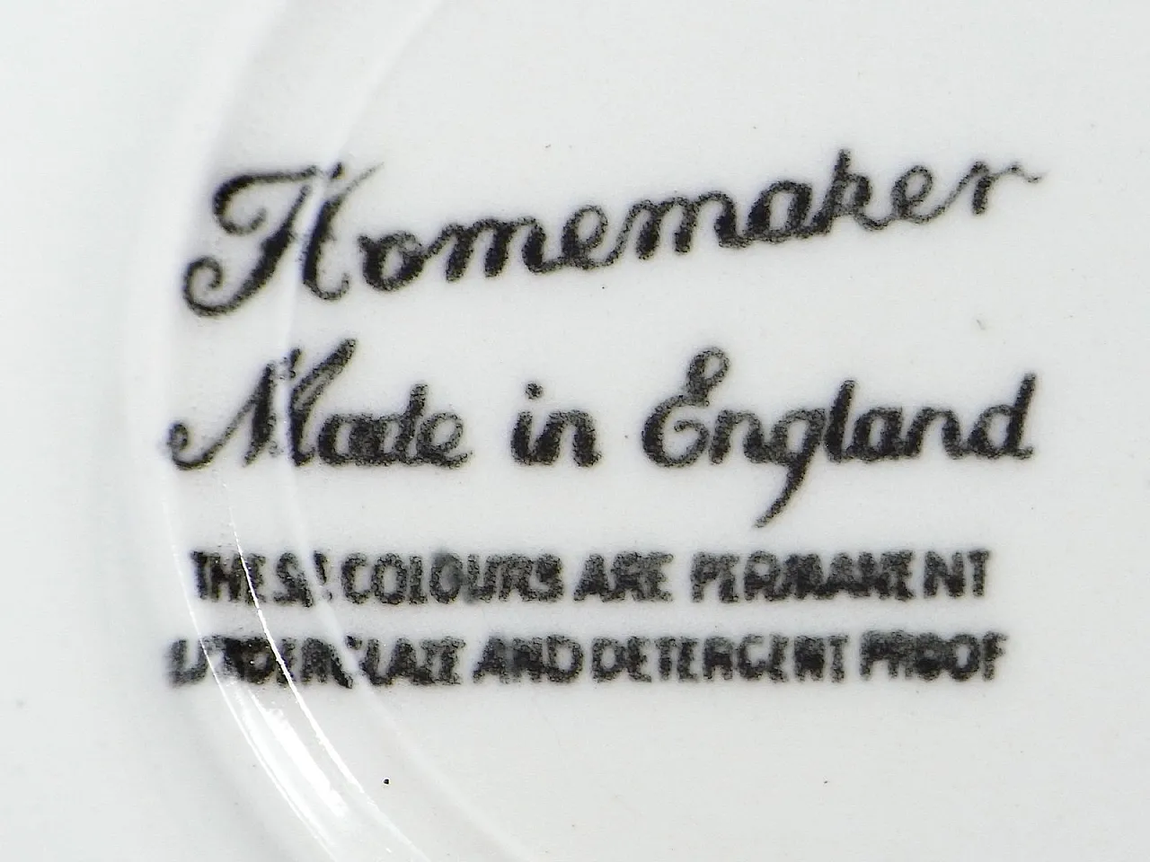 11 Piatti da dessert Ridgeway in porcellana di Homemaker, anni '60 11