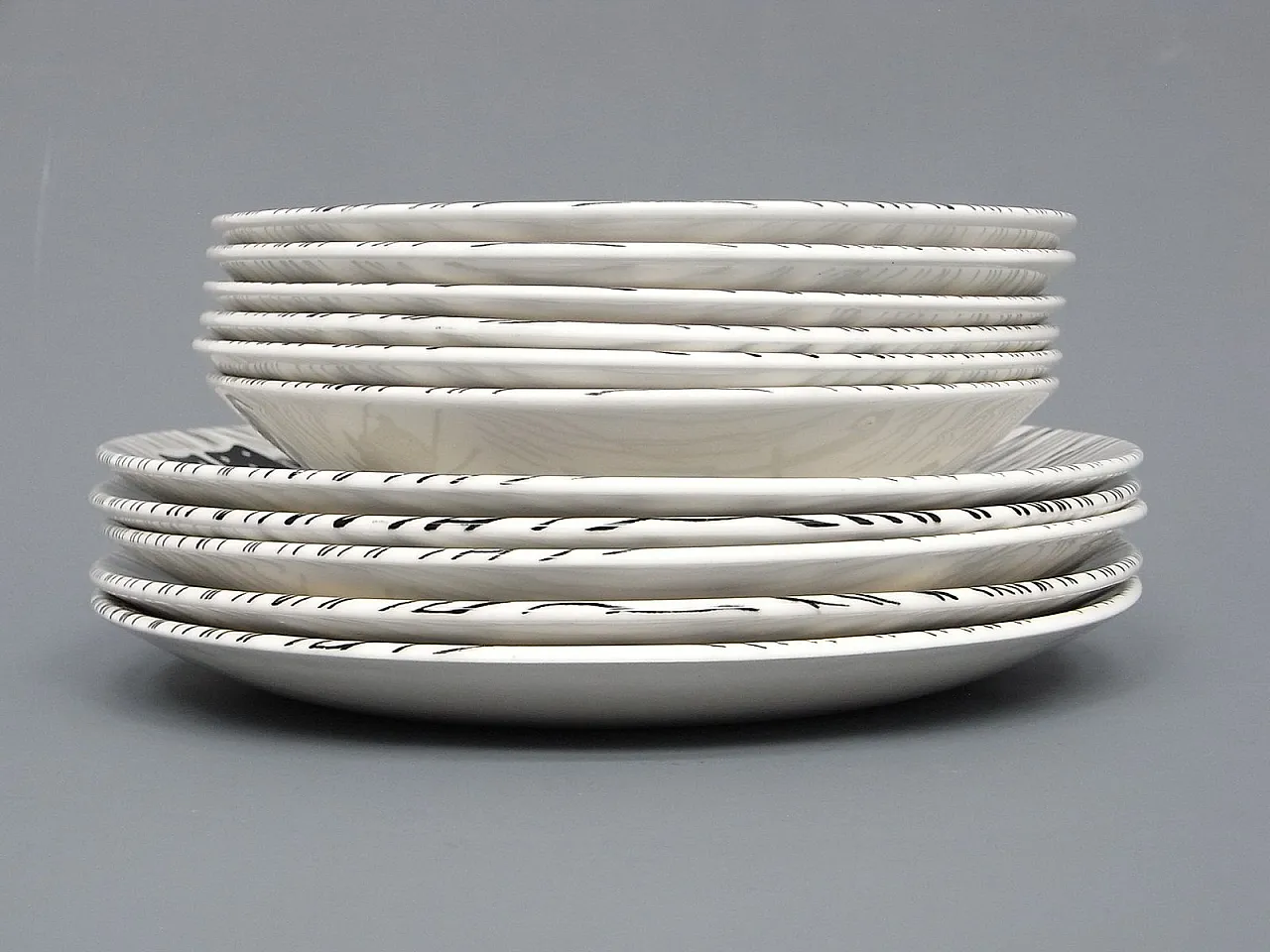 11 Piatti da dessert Ridgeway in porcellana di Homemaker, anni '60 12