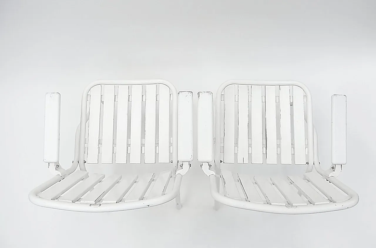 Set of Foldable Garden Armchairs from HEM, 1960s 9