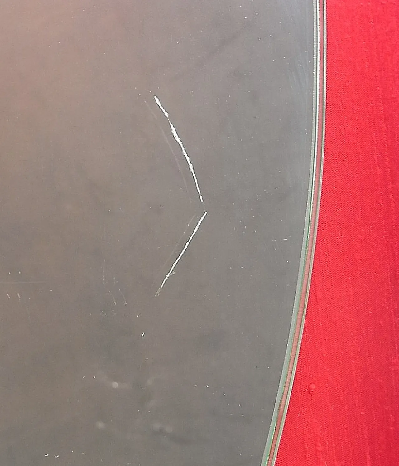 Specchio Grand Suite in macassar, seta e ottone, anni '60 8