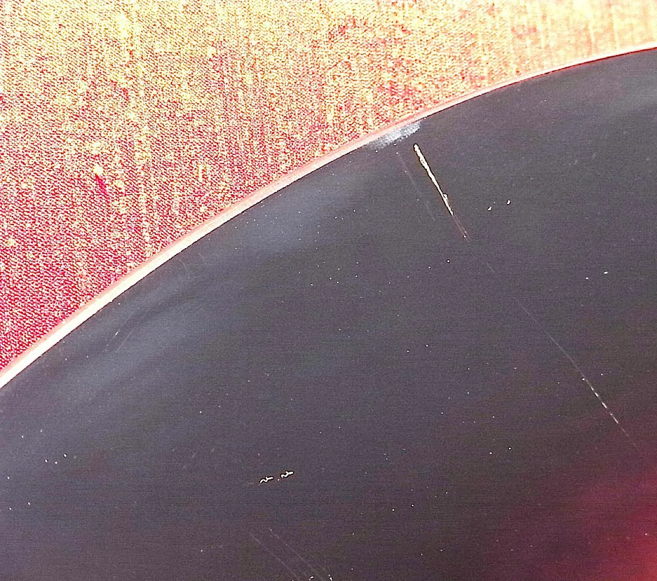 Specchio Grand Suite in macassar, seta e ottone, anni '60 9