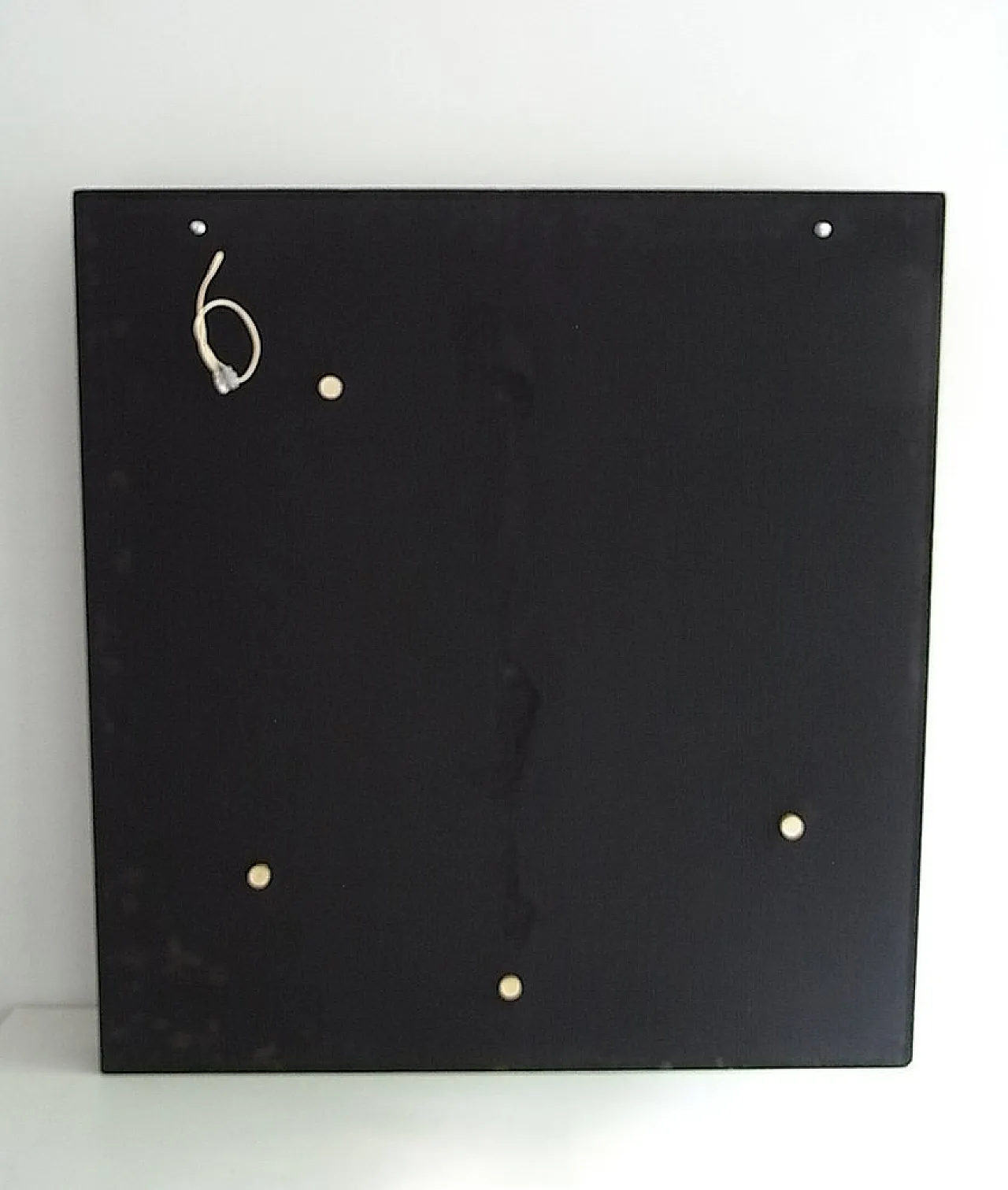 Specchio Grand Suite in macassar, seta e ottone, anni '60 21