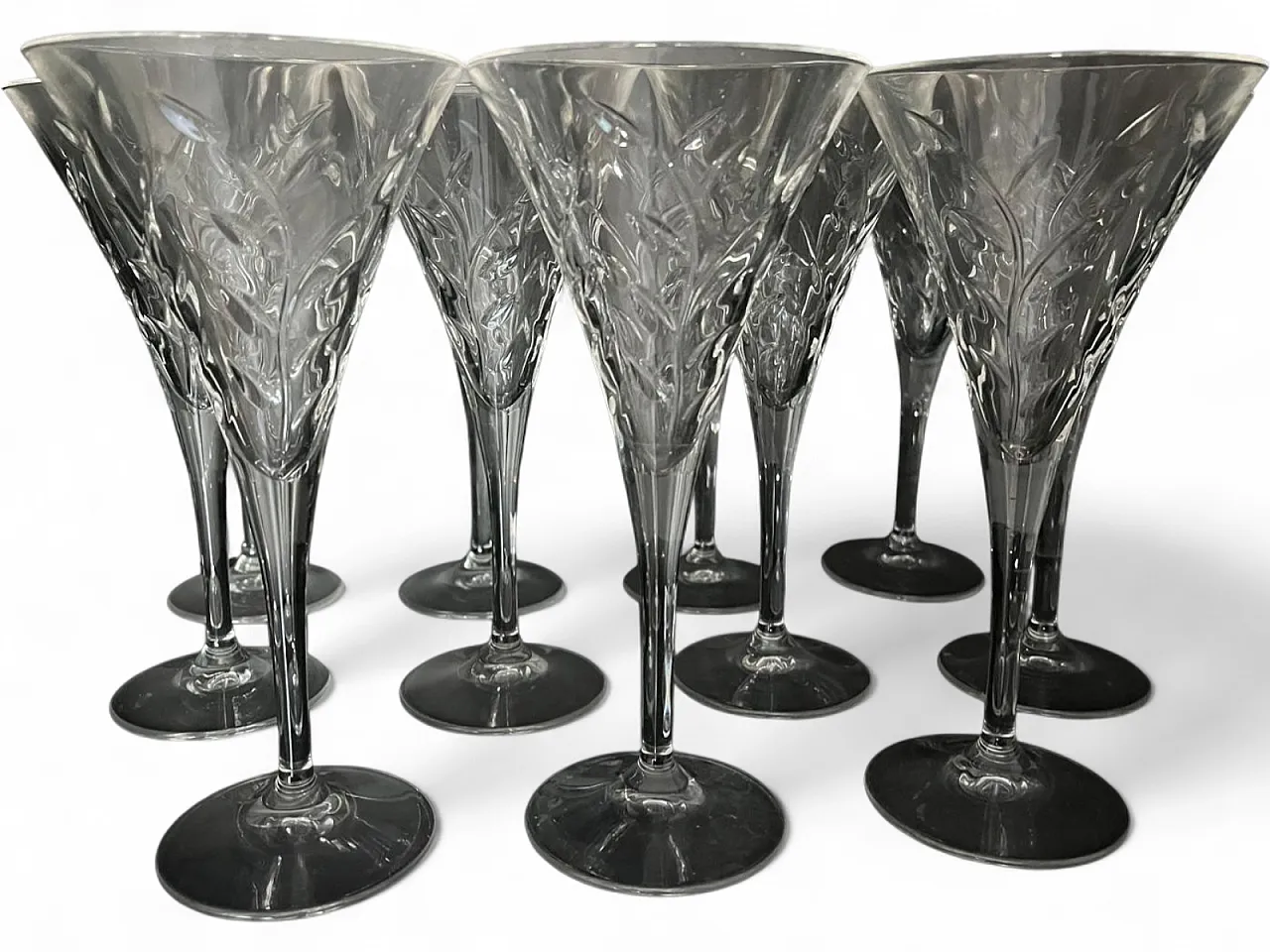 Set of 11 vintage cocktail glasses, 1930s 4