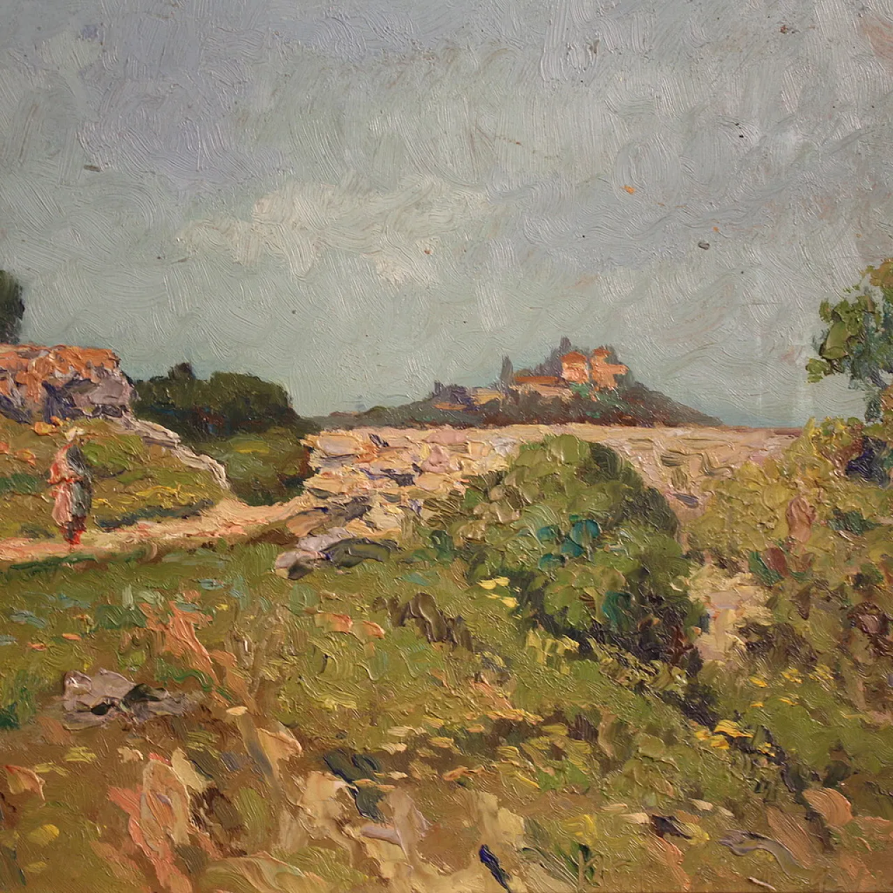 Signed Italian landscape painting, 20th century 2