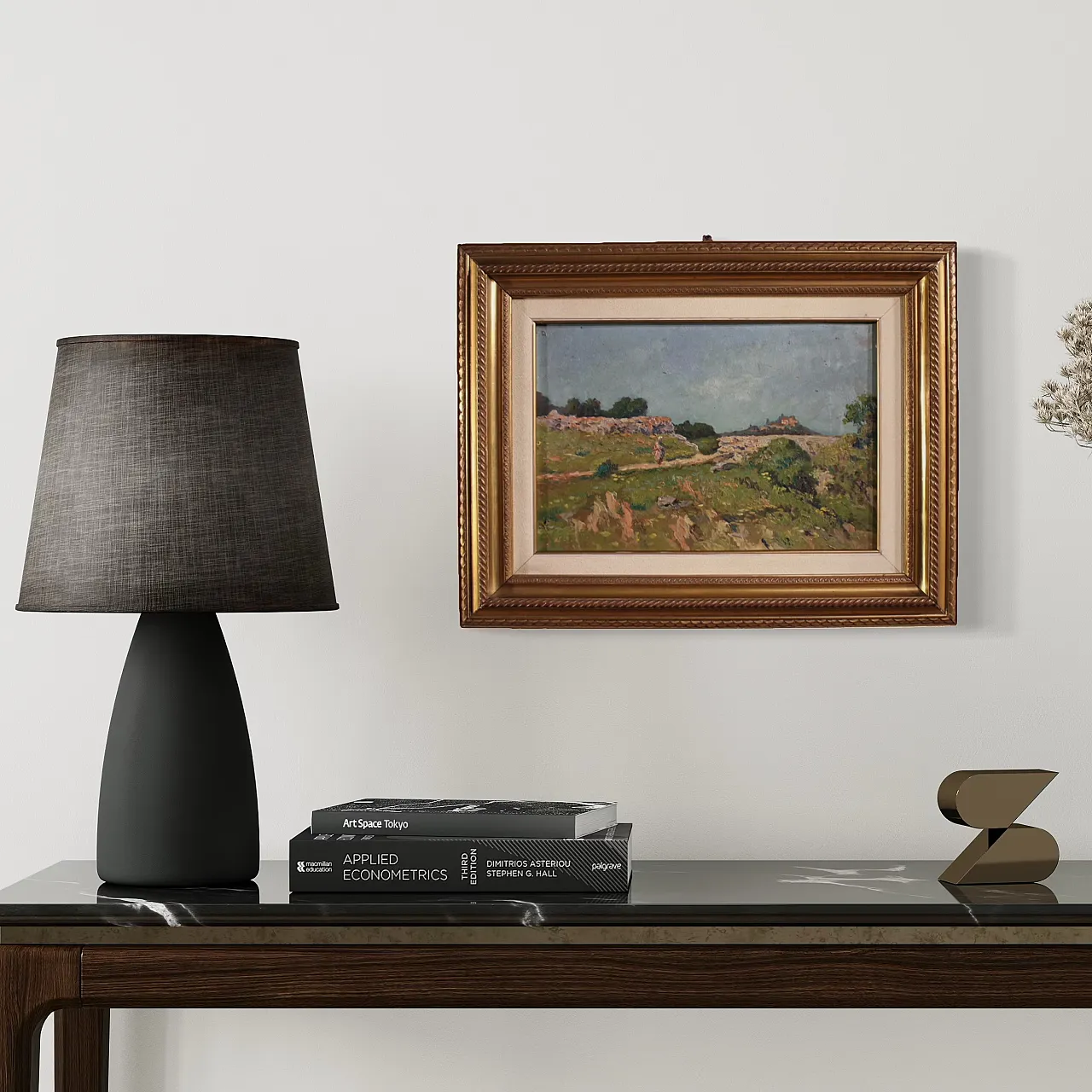 Signed Italian landscape painting, 20th century 6