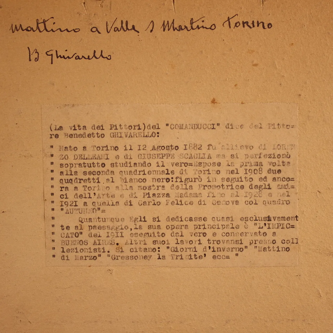 Signed Italian landscape painting, 20th century 11