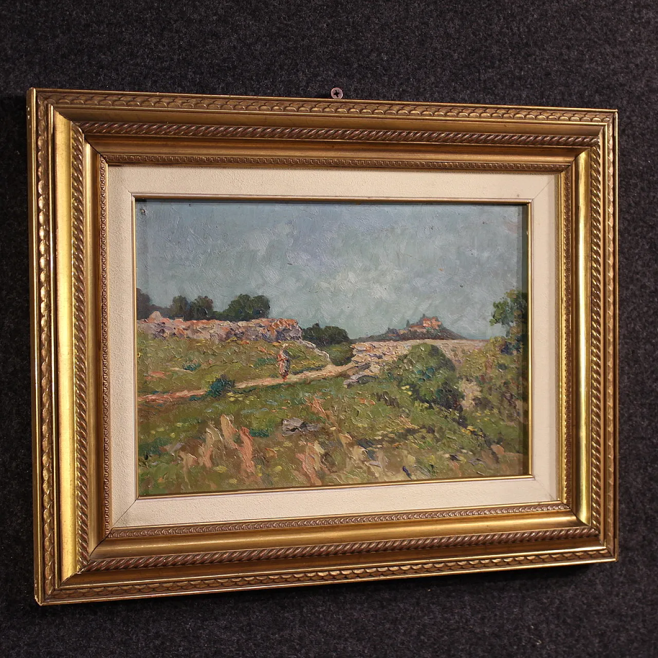 Signed Italian landscape painting, 20th century 14