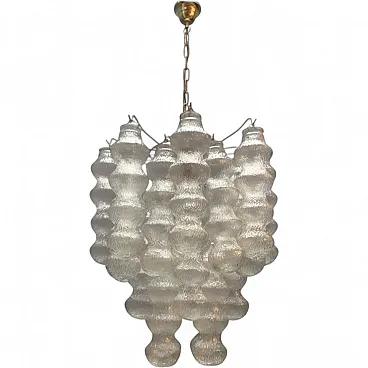 Bubble chandelier in Murano glass, 1980s