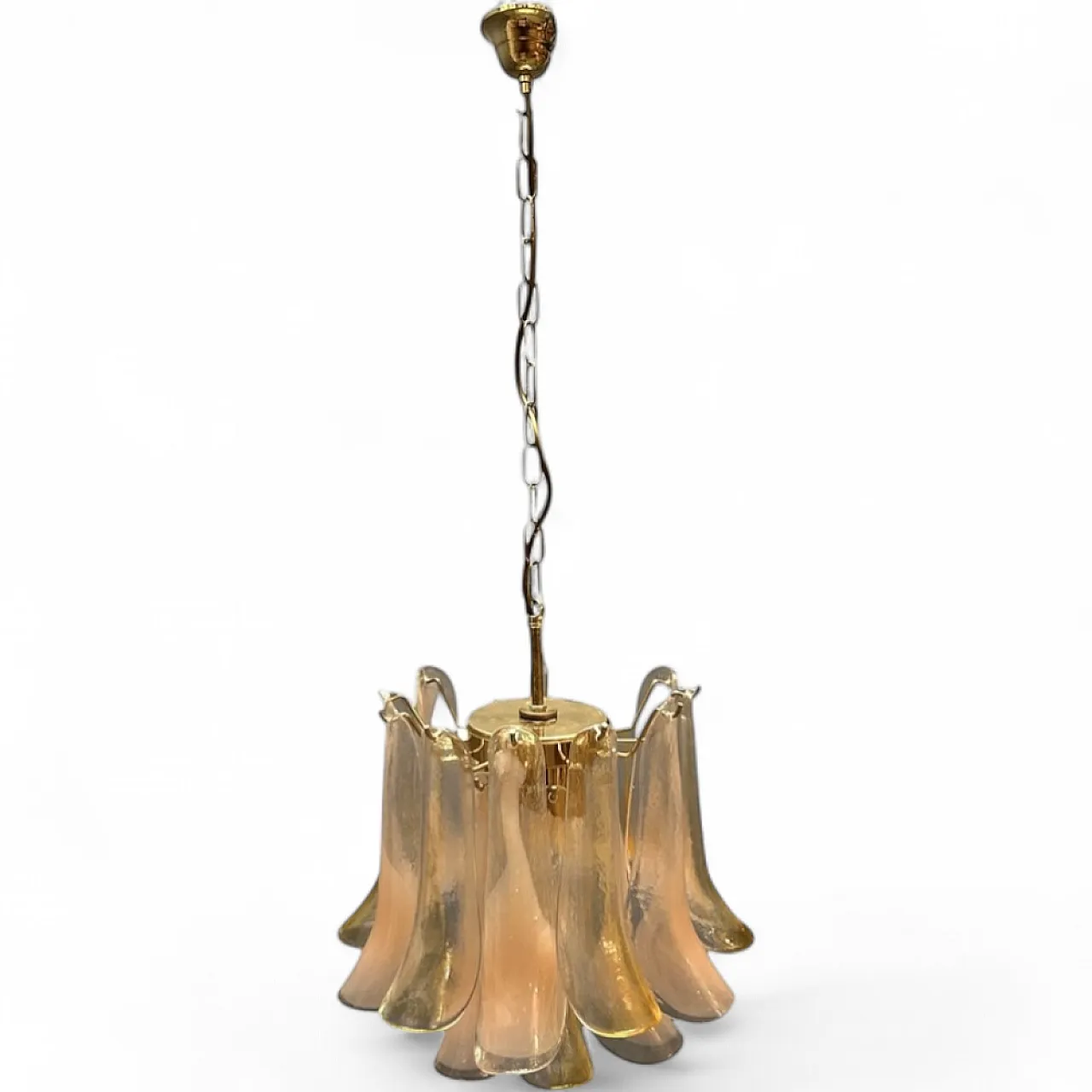 Chandelier with Murano glass petals by La Murrina, Italy, 1980s 10