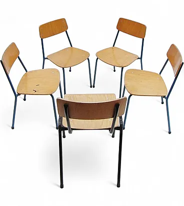 5 Sedie per bambini impilabili, '900
