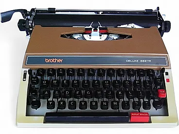 Macchina da scrivere Deluxe 662 TR della Brother, anni '70