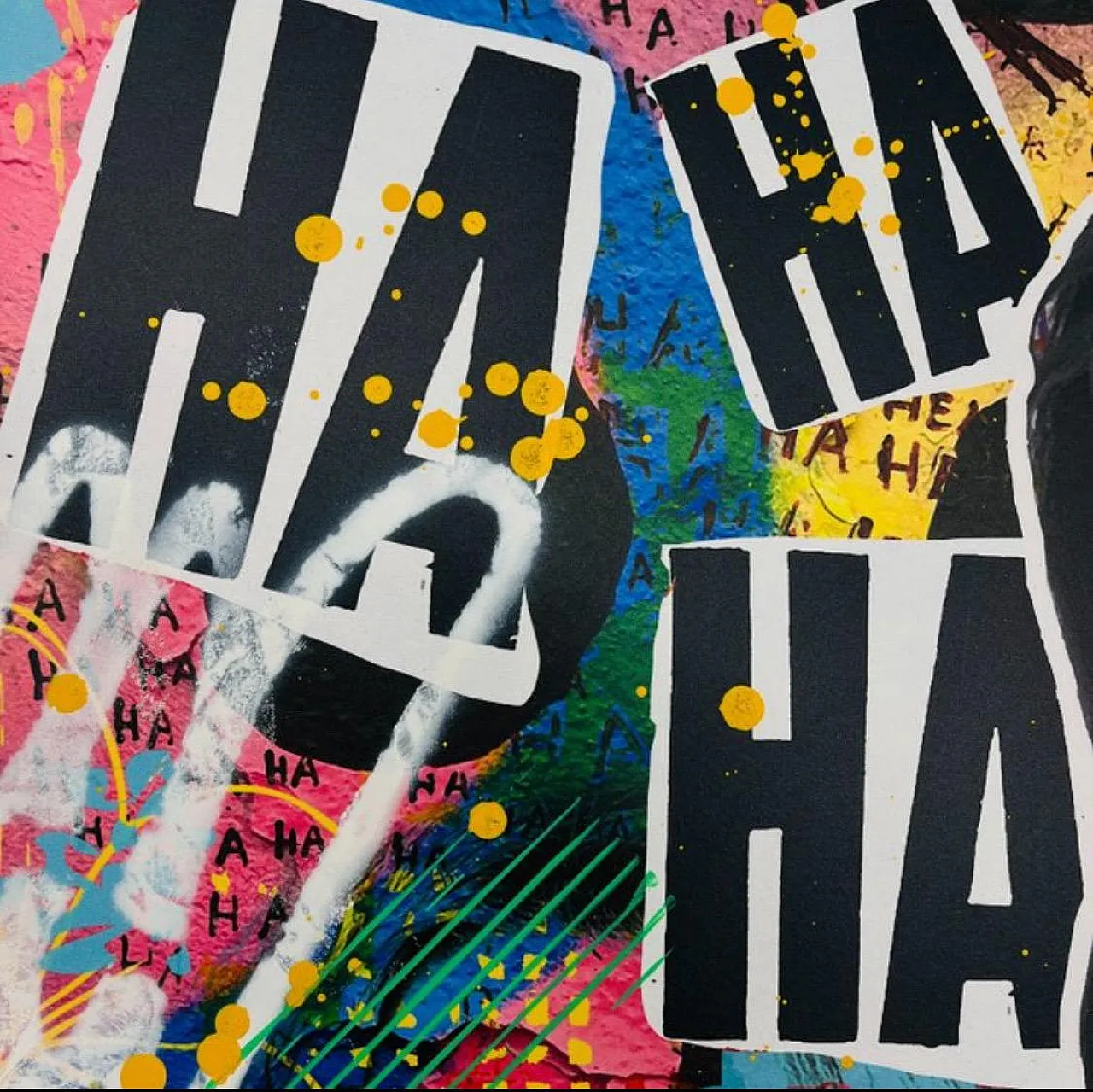 Kate Moss, Street Art, mixed media on paper, 1980s 6