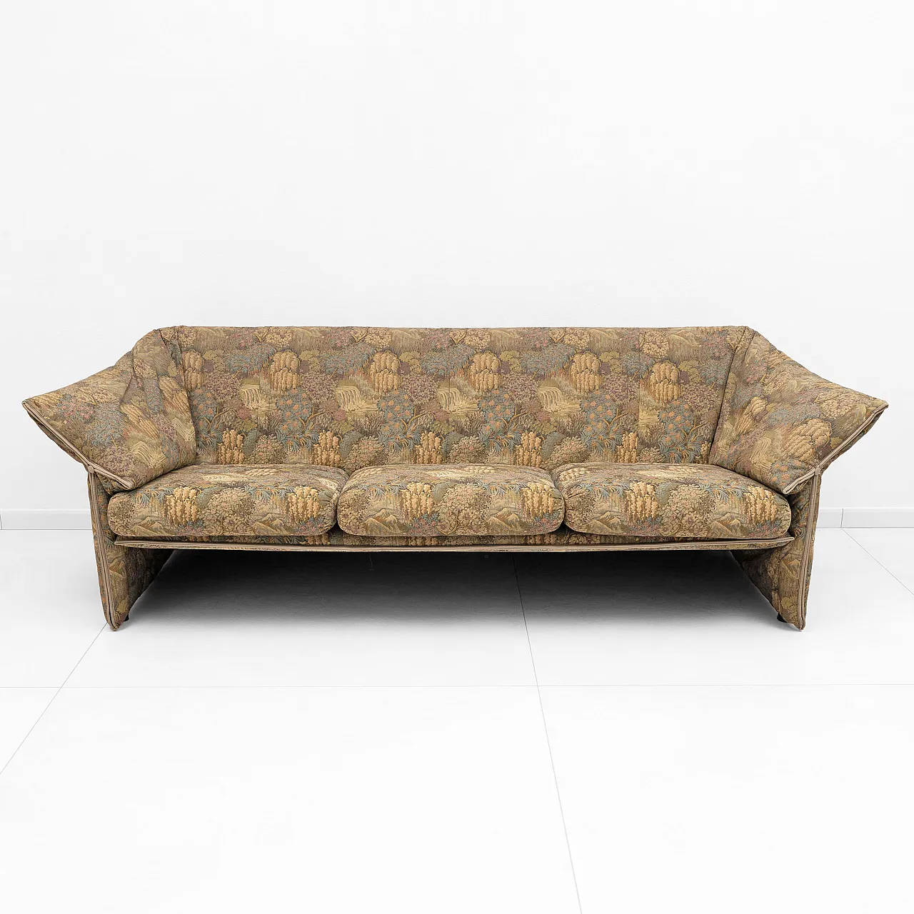 Sofa in jacquard Le stelle by Mario Bellini for B&B Italia, 1970 1