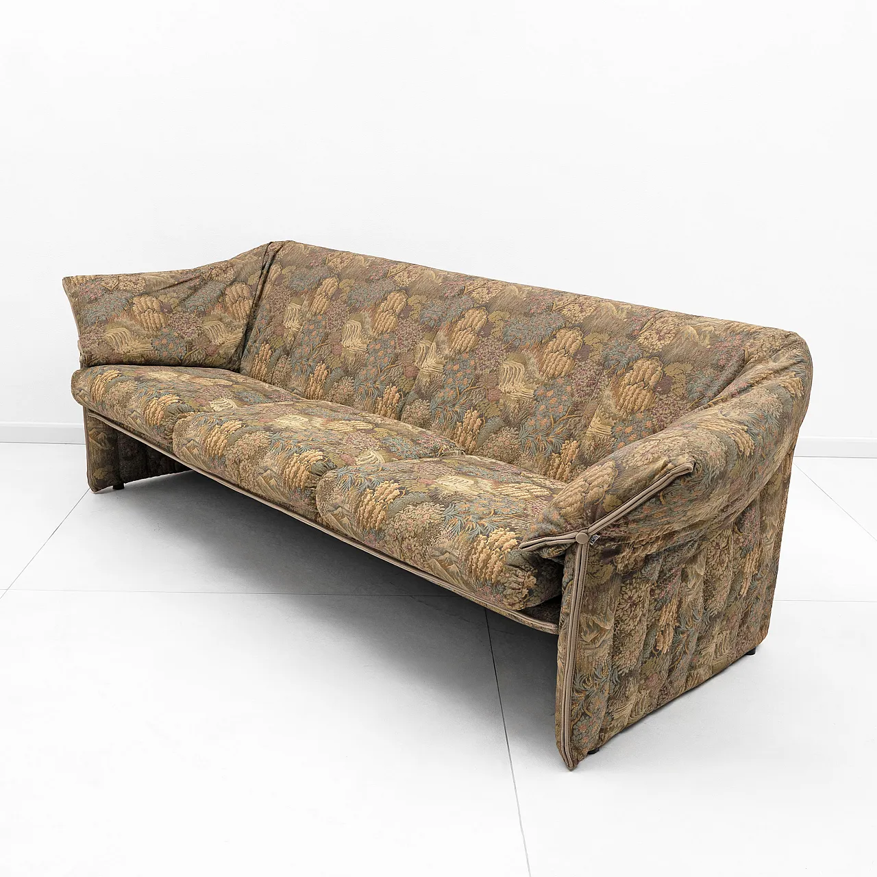 Sofa in jacquard Le stelle by Mario Bellini for B&B Italia, 1970 2