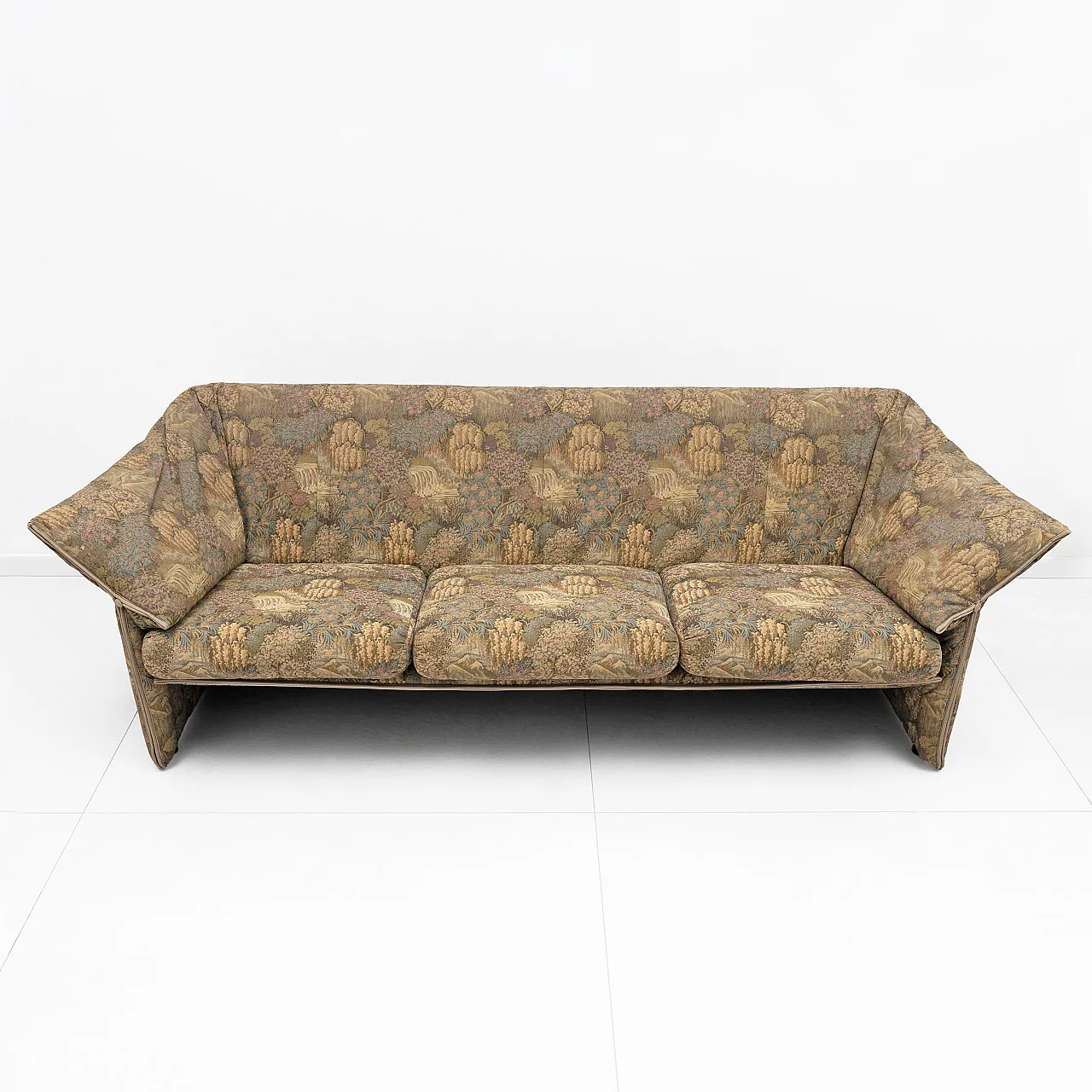 Sofa in jacquard Le stelle by Mario Bellini for B&B Italia, 1970 3