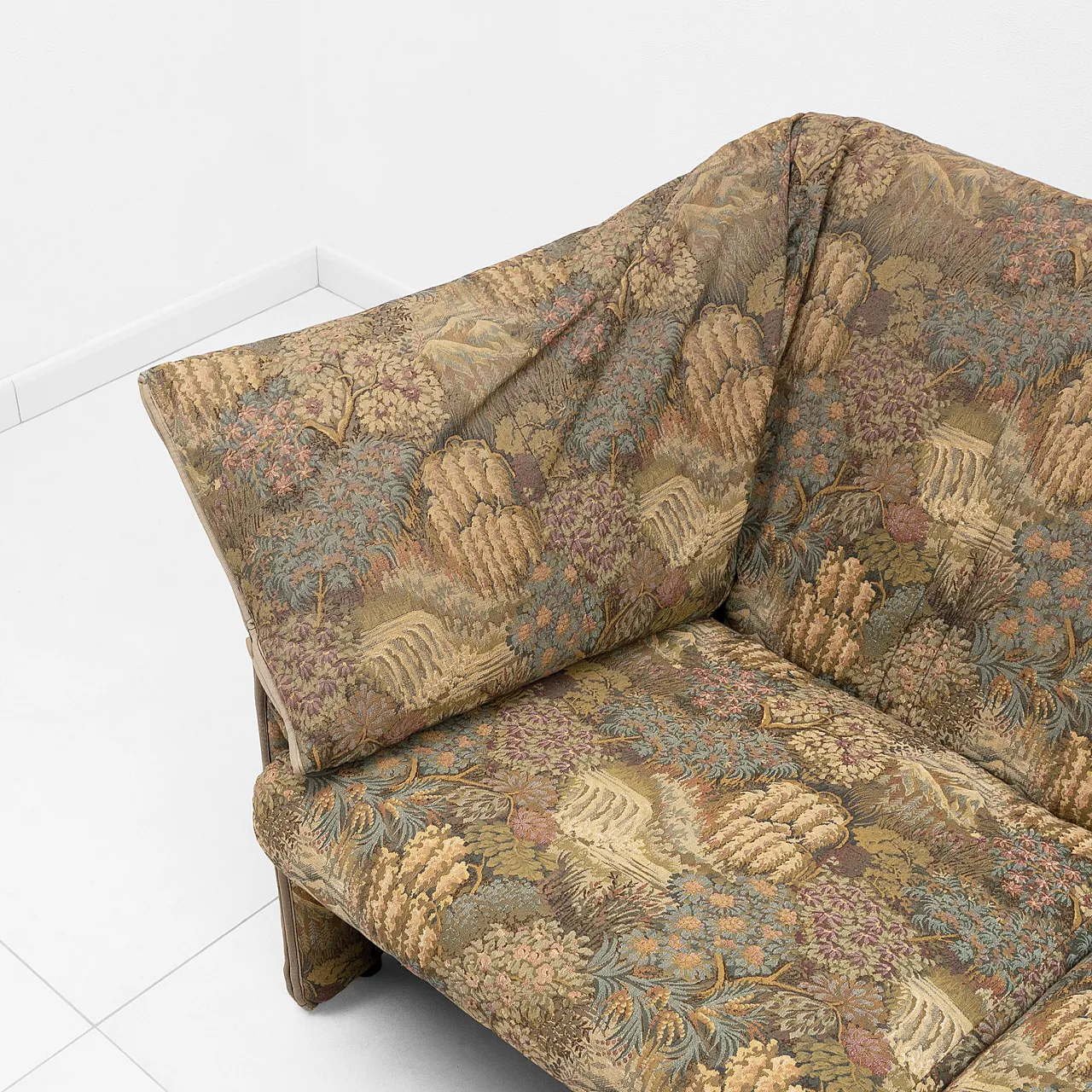 Sofa in jacquard Le stelle by Mario Bellini for B&B Italia, 1970 7