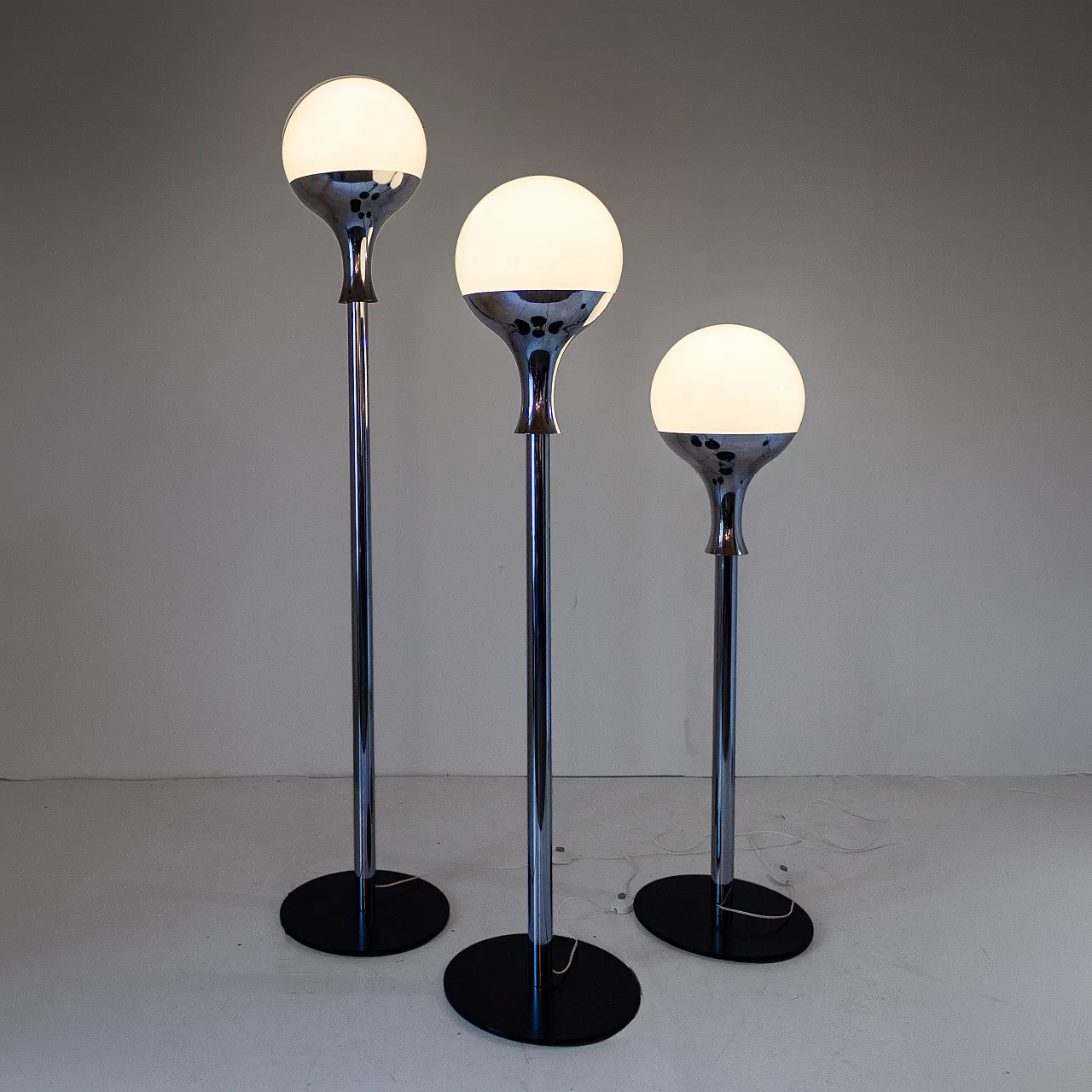 Set of three floor lamps , 70s 3