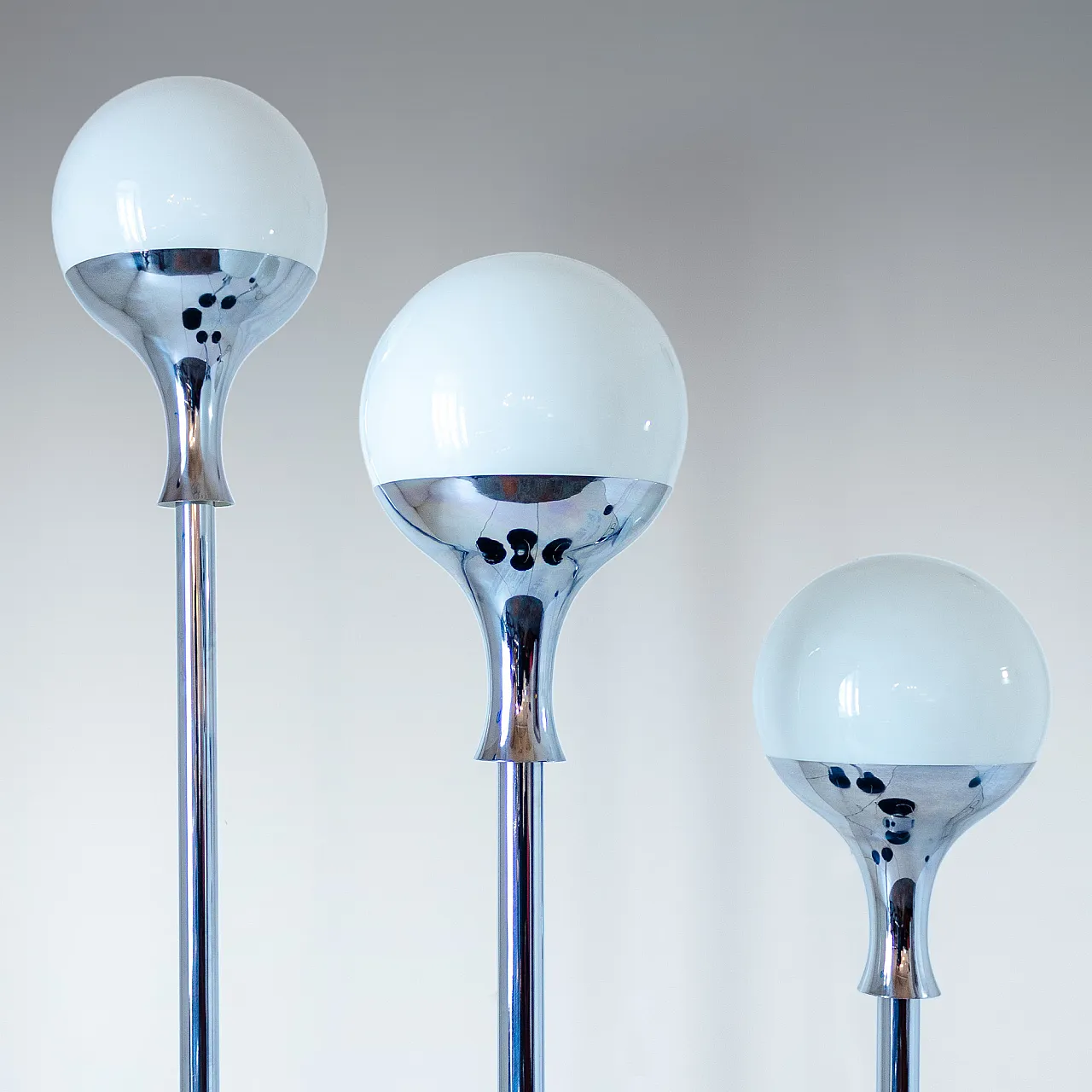 Set of three floor lamps , 70s 8