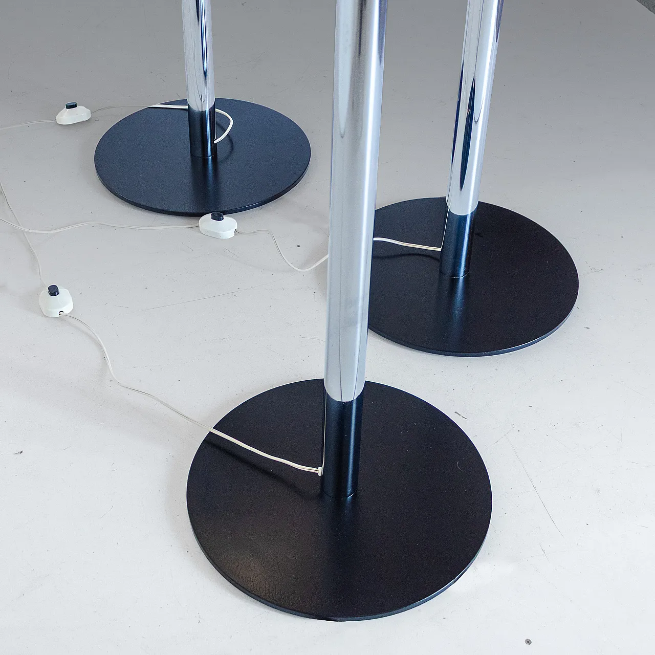 Set of three floor lamps , 70s 11