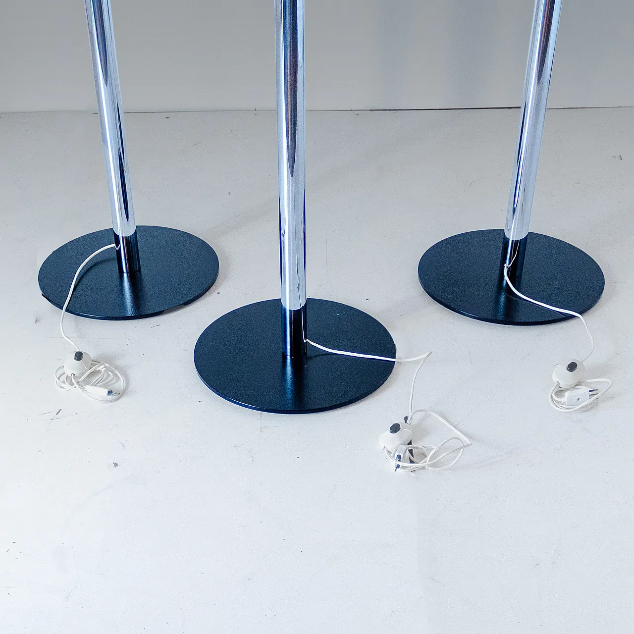 Set of three floor lamps , 70s 14