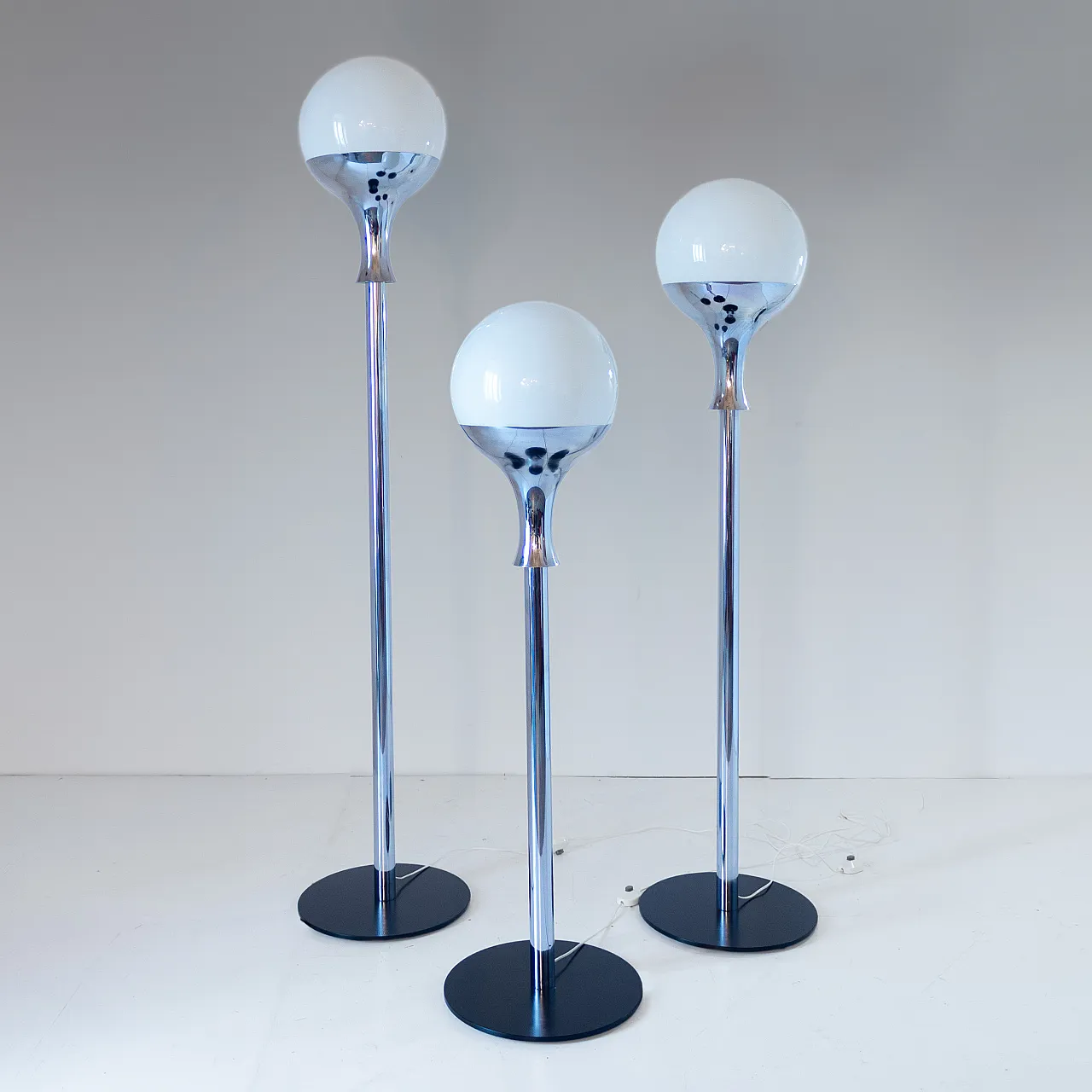 Set of three floor lamps , 70s 15