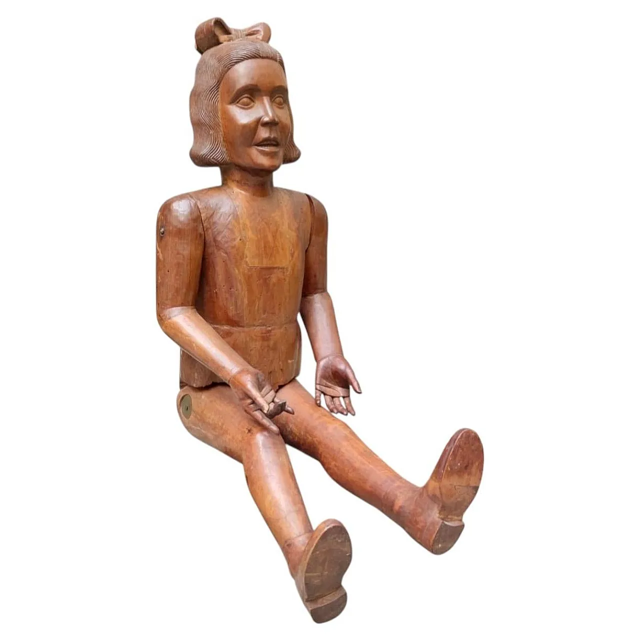 Wooden articulated theatrical mannequin, early 20th century 1